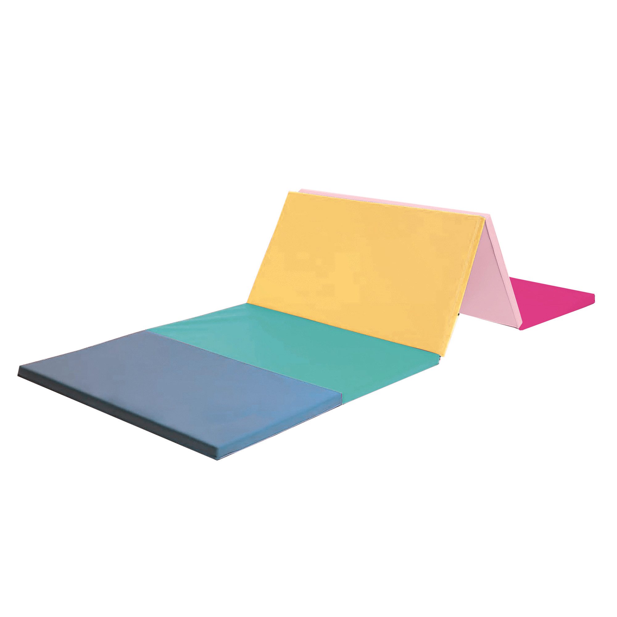 Little Tiger® Weichbodenmatte Klappbare Turnmatte, ca. 185 x 76 x 3,2 cm, tragbare Matte, auch ideal als Gymnastikmatte, Fitnessmatte, Yogamatte, Spielmatte