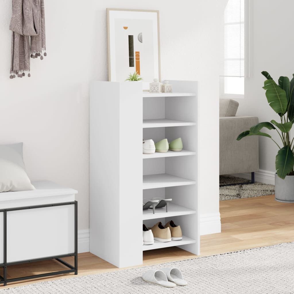 vidaXL Schuhregal Schuhschrank Weiß 52x37,5x100 cm günstig online kaufen