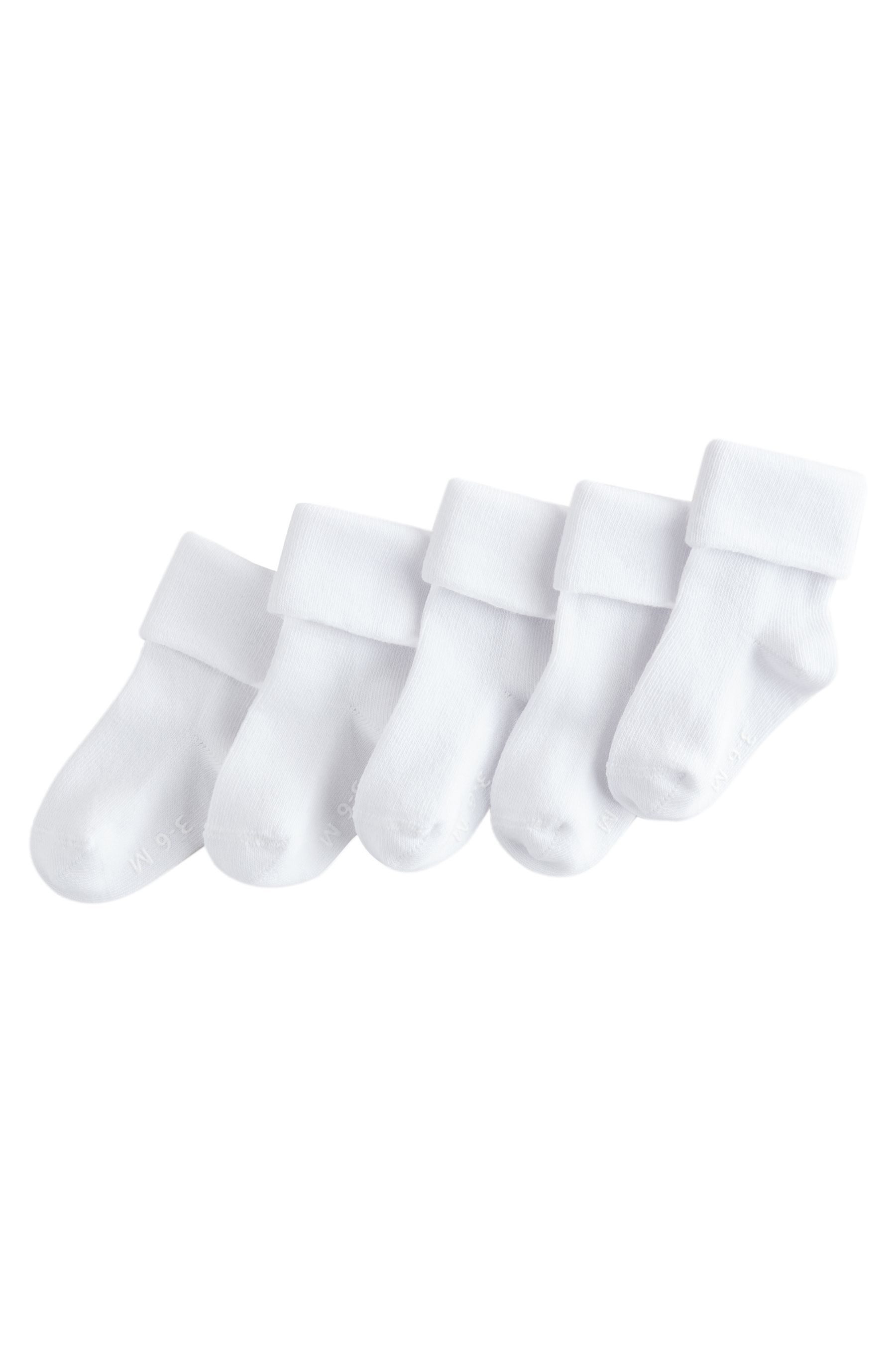Basicsocken Babysocken mit Umschlag