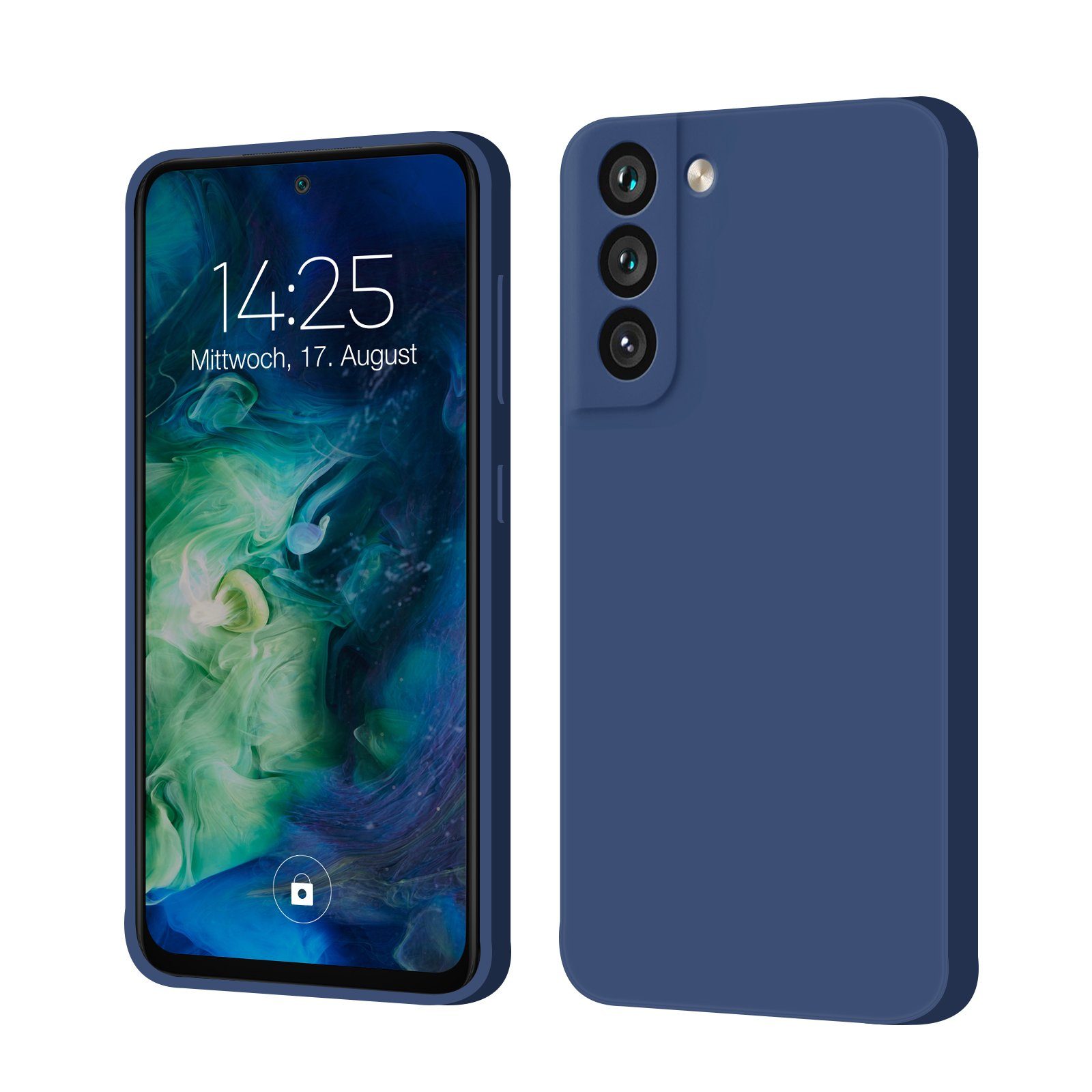 Tec-Expert Handyhülle SoftGrip Cover Hülle für Samsung Galaxy S21 5G, Handy Case Bumper integrierter Kameraschutz flexibel