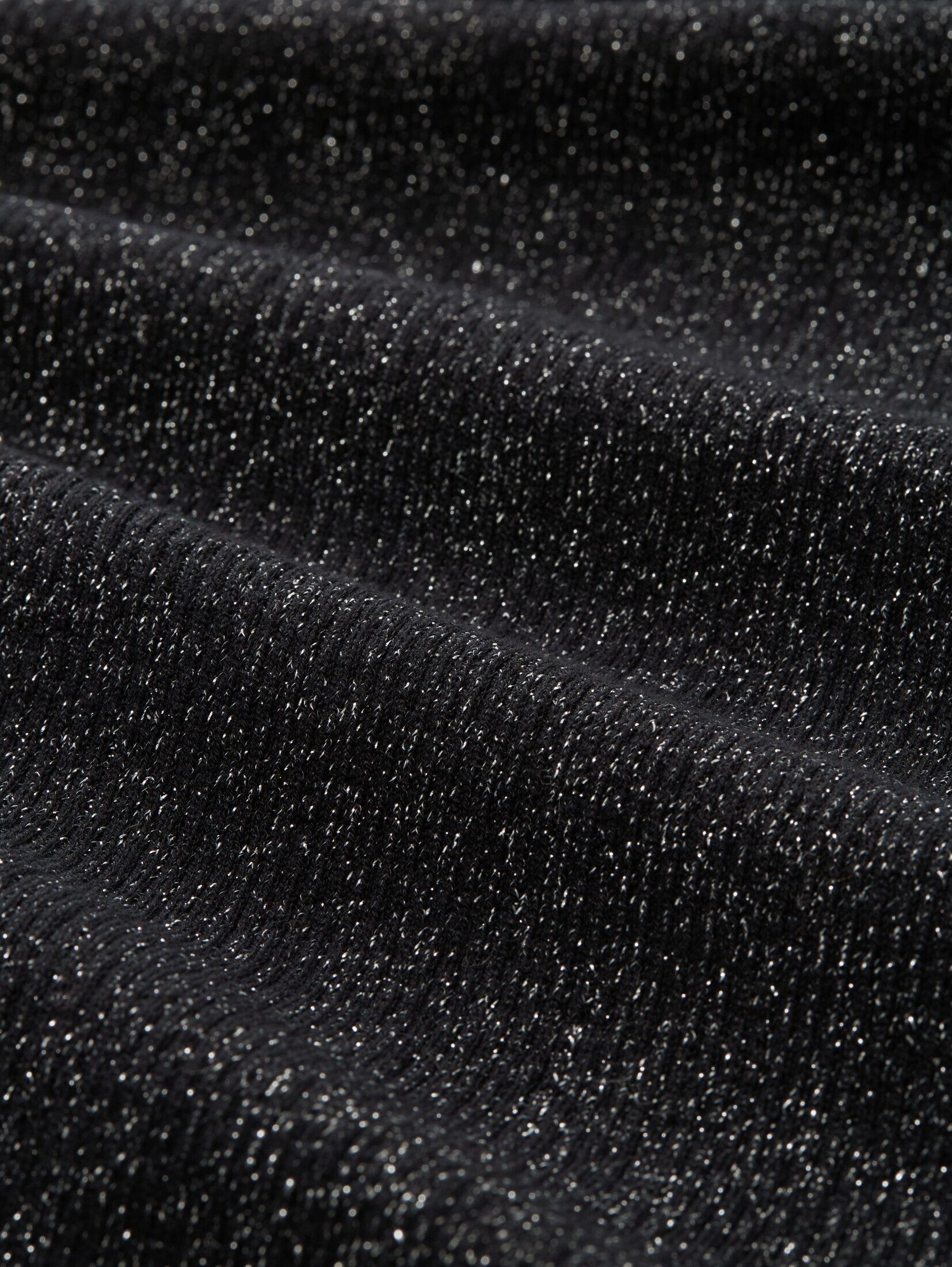 TOM TAILOR Cardigan Pullover & Strickjacken Cropped Cardigan mit Glitzer-Effekt