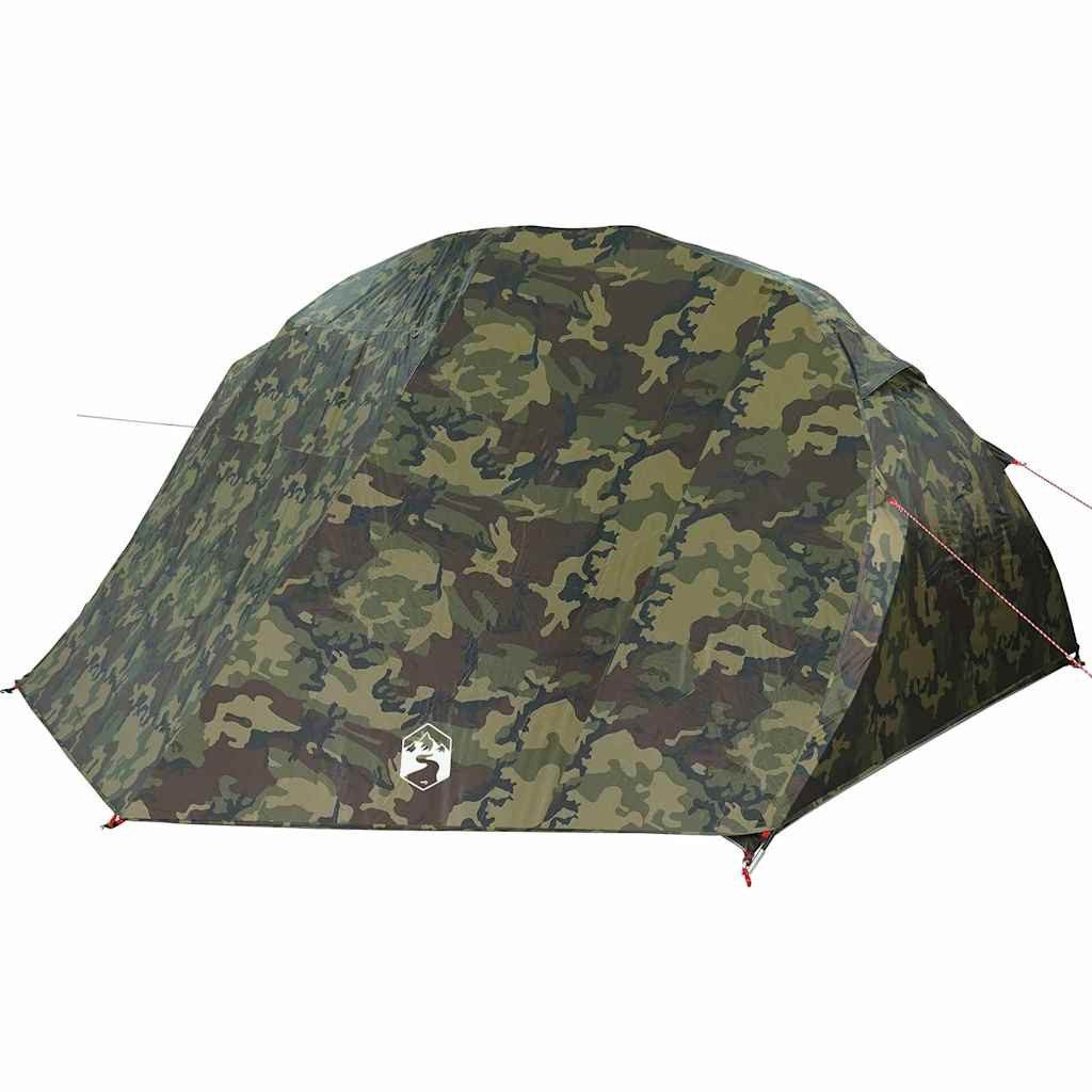 vidaXL Angelzelt Angelzelt Tarnung 514 x 465 x 187 cm Polyester und Fiberglas, Personen: 7 (1 tlg)