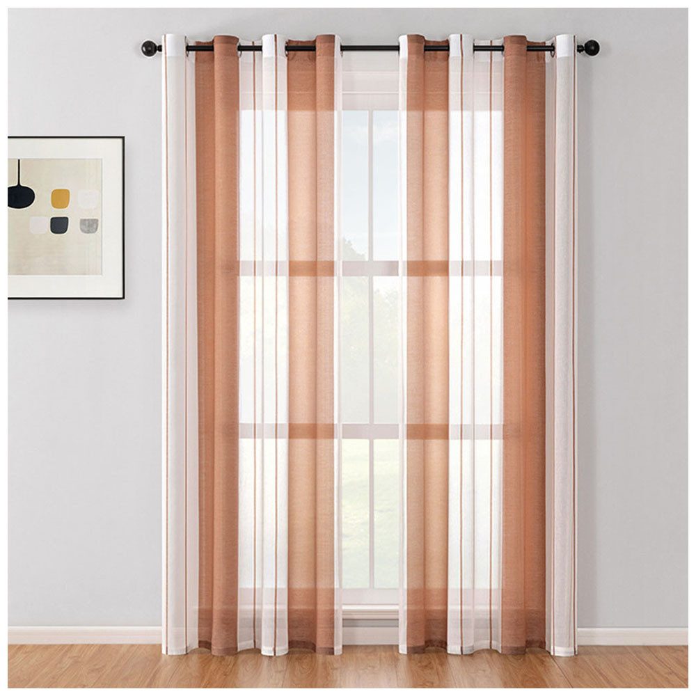 NUODWELL Gardine Voile Gardinen mit Ösen, günstig online kaufen