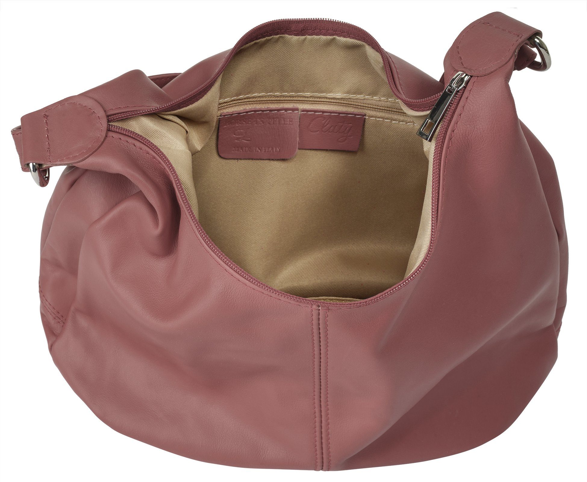 Cluty Shopper (1-tlg), echt Leder, Made in Italy