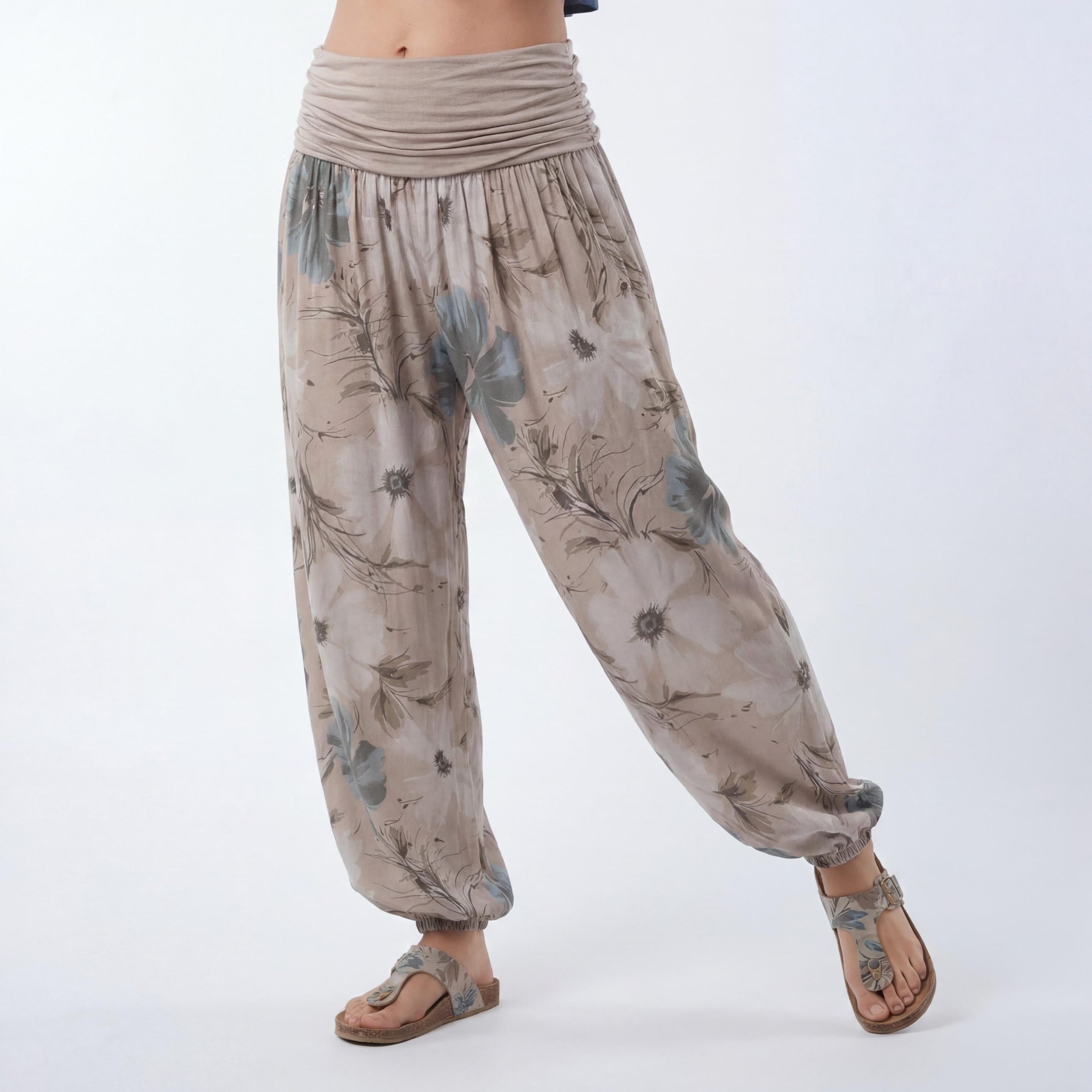 Haremshose Sommerhose luftig und leichte Pumphose für Damen