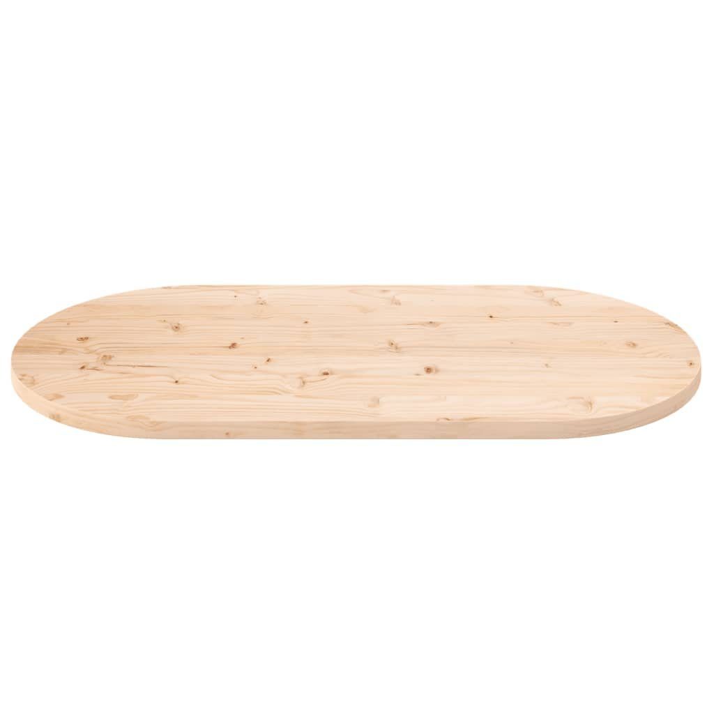 St) cm Kiefer Massivholz Tischplatte (1 furnicato Oval 110x55x2,5