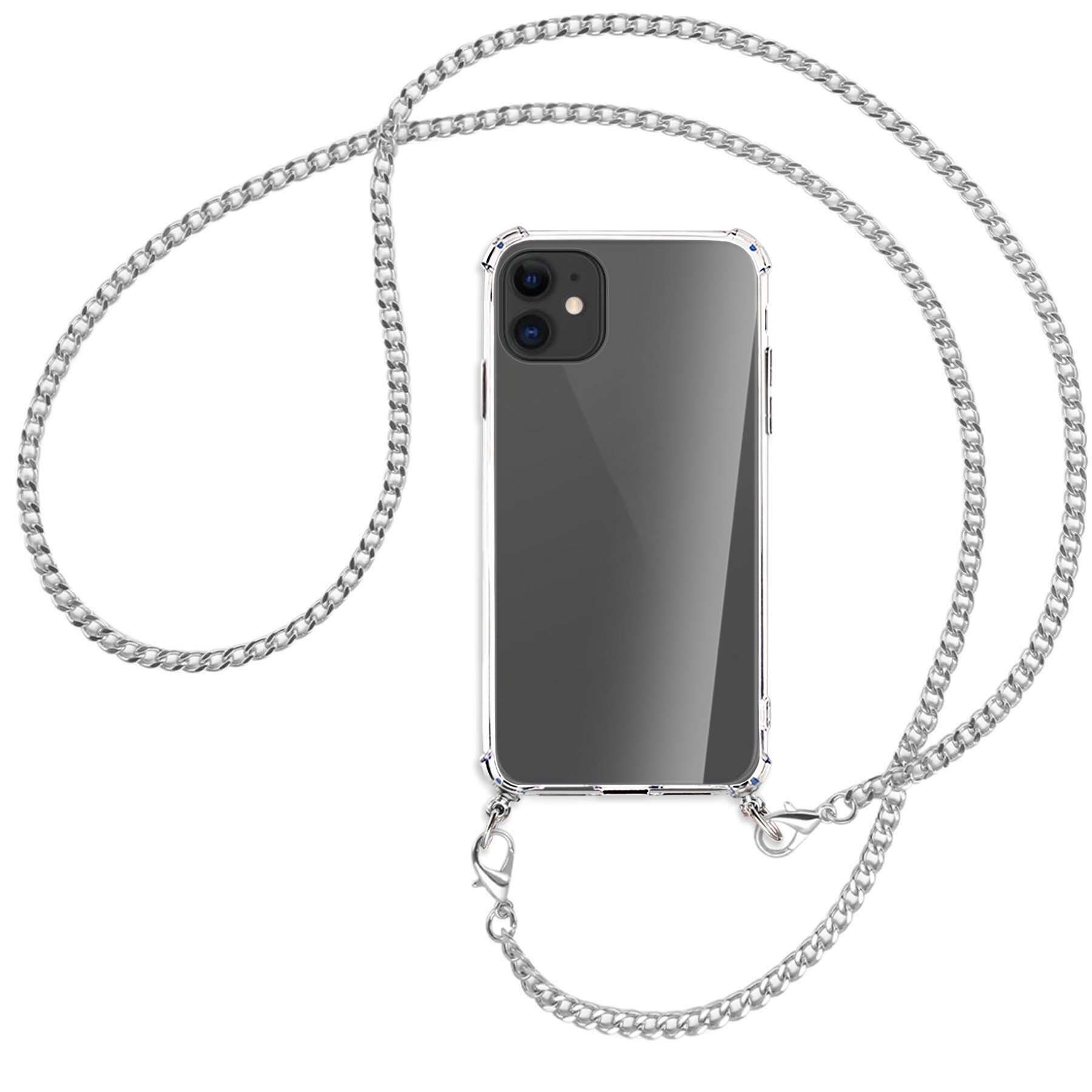 mtb more energy Handykette für Apple iPhone 11 [NC-089-MK], Umhängehülle mit Metallkette [NC-089-MK]