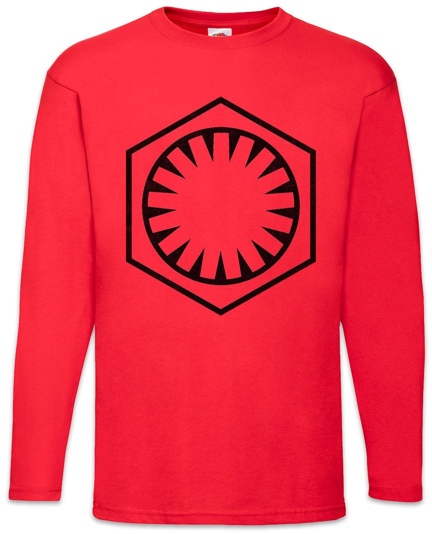 Langarmshirt First Order Flag Langarm T-Shirt Wars Krieg Empire Imperium Star