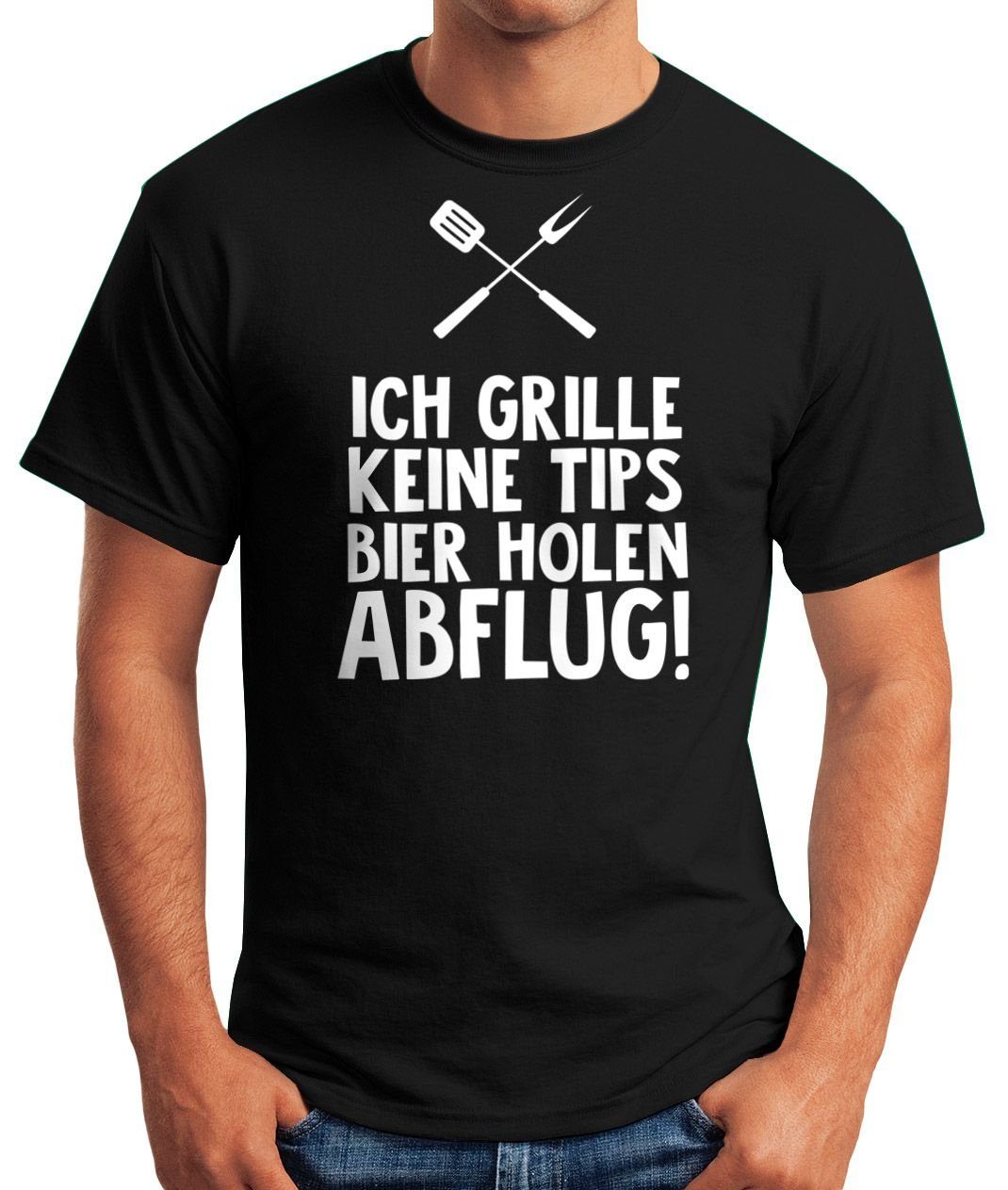 MoonWorks Print-Shirt Herren T-Shirt Spruch lustig günstig online kaufen