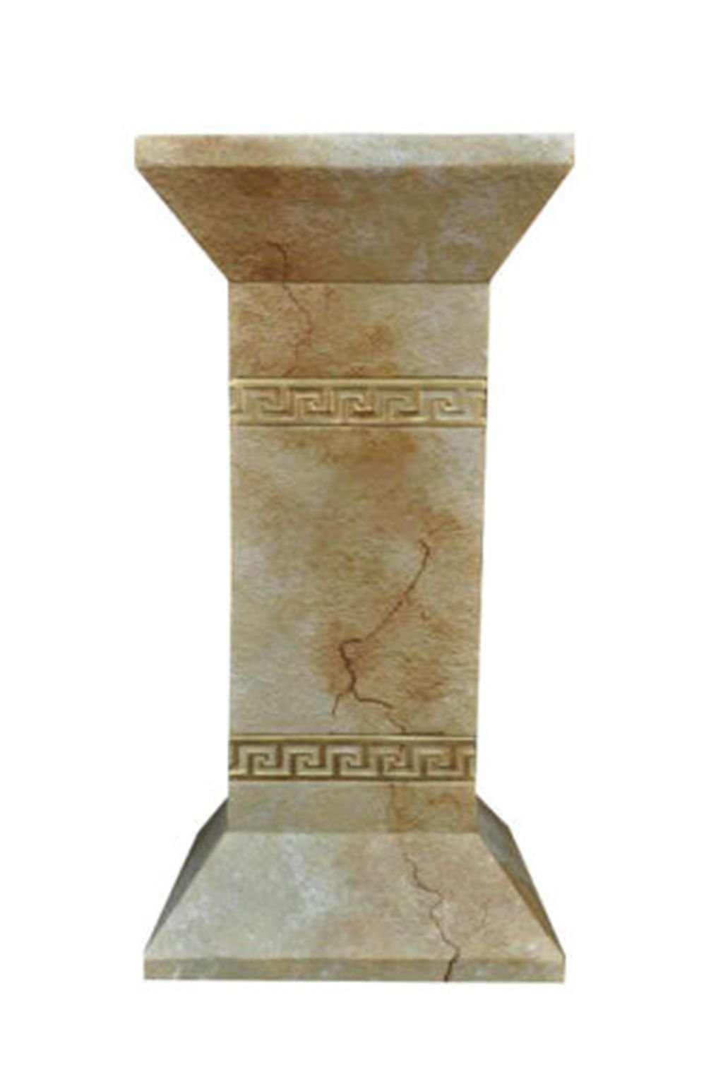 Säulen Deko Marmor Skulptur Figur Skulptur, JVmoebel Säule Dekoration Medusa Römische
