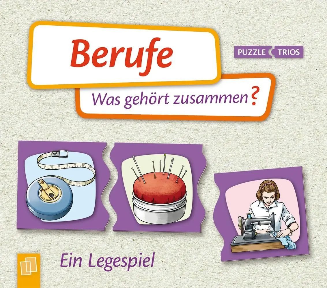 Verlag an der Ruhr Puzzle Berufe - Was gehört zusammen? Ein Legespiel für M günstig online kaufen