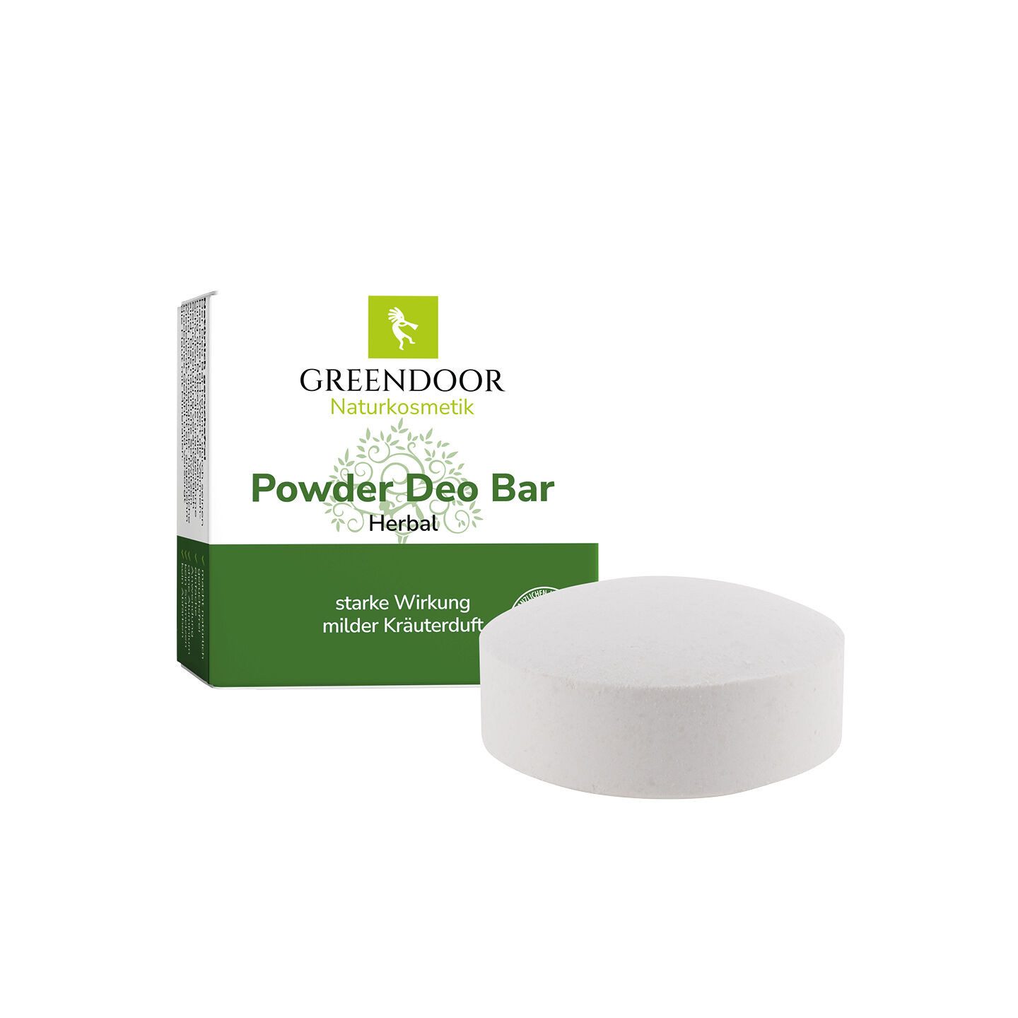 GREENDOOR Deo-Stift Powder Deo Bar Herbal