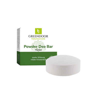 GREENDOOR Deo-Stift Powder Deo Bar Herbal