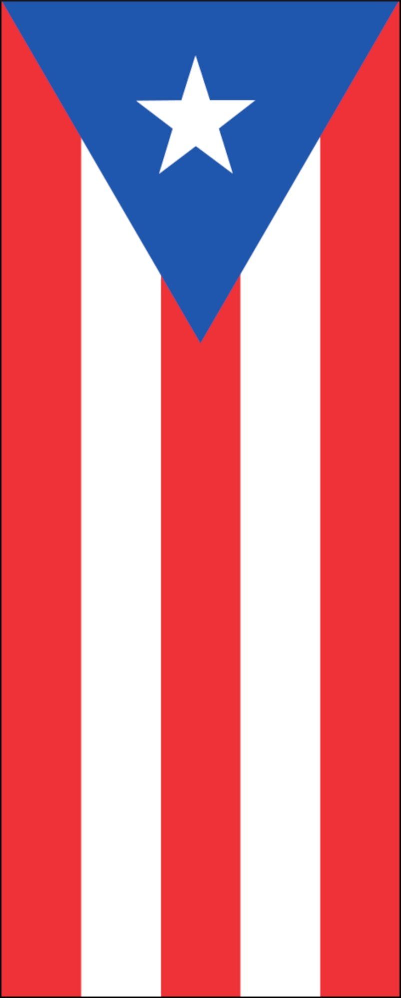 flaggenmeer Flagge Flagge Puerto Rico 110 g/m² Hochformat