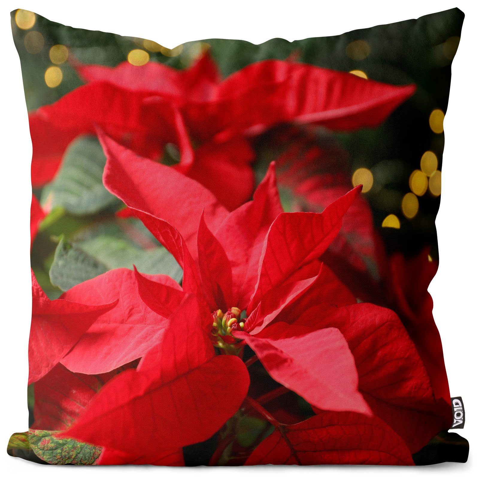 Kissenbezug, VOID (1 Stück), Blumen Weihnachtsstern Pflanzen Kissenbezug  Christstern Weihnachtsstern Pflanze online kaufen | OTTO