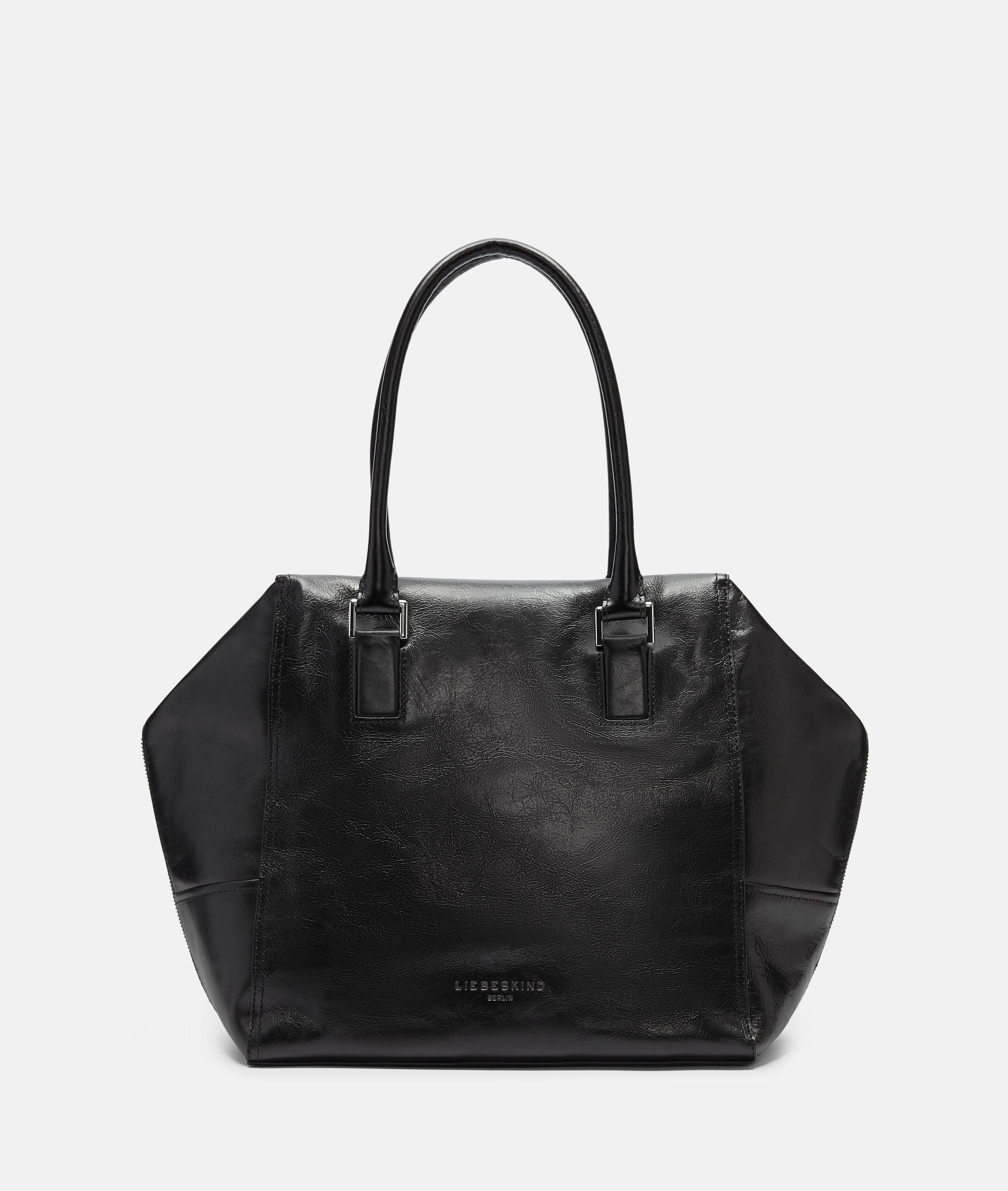 Liebeskind Berlin Schultertasche Satchel, Geräumige Business-Bag aus glänze günstig online kaufen