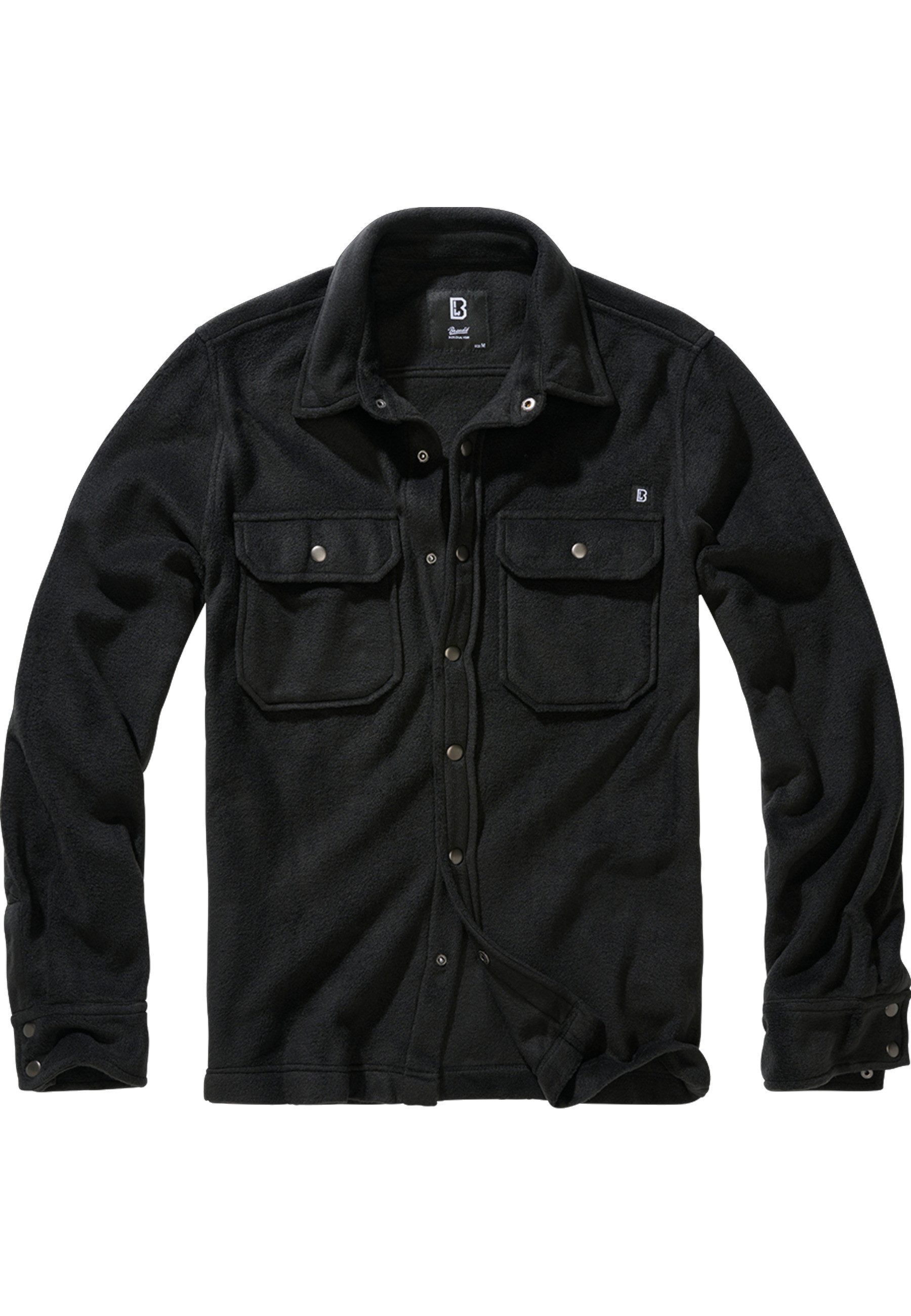 Brandit Langarmhemd Brandit Herren Jeff Fleece Shirt Long Sleeve (1-tlg)