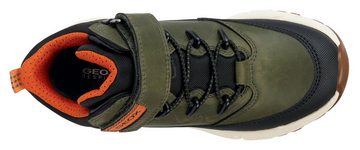 Geox J FLEXYPER PLUS BOY ABX Winterboots High Top Sneaker, Schnürboots mit wasserabweisender TEX-Ausstattung