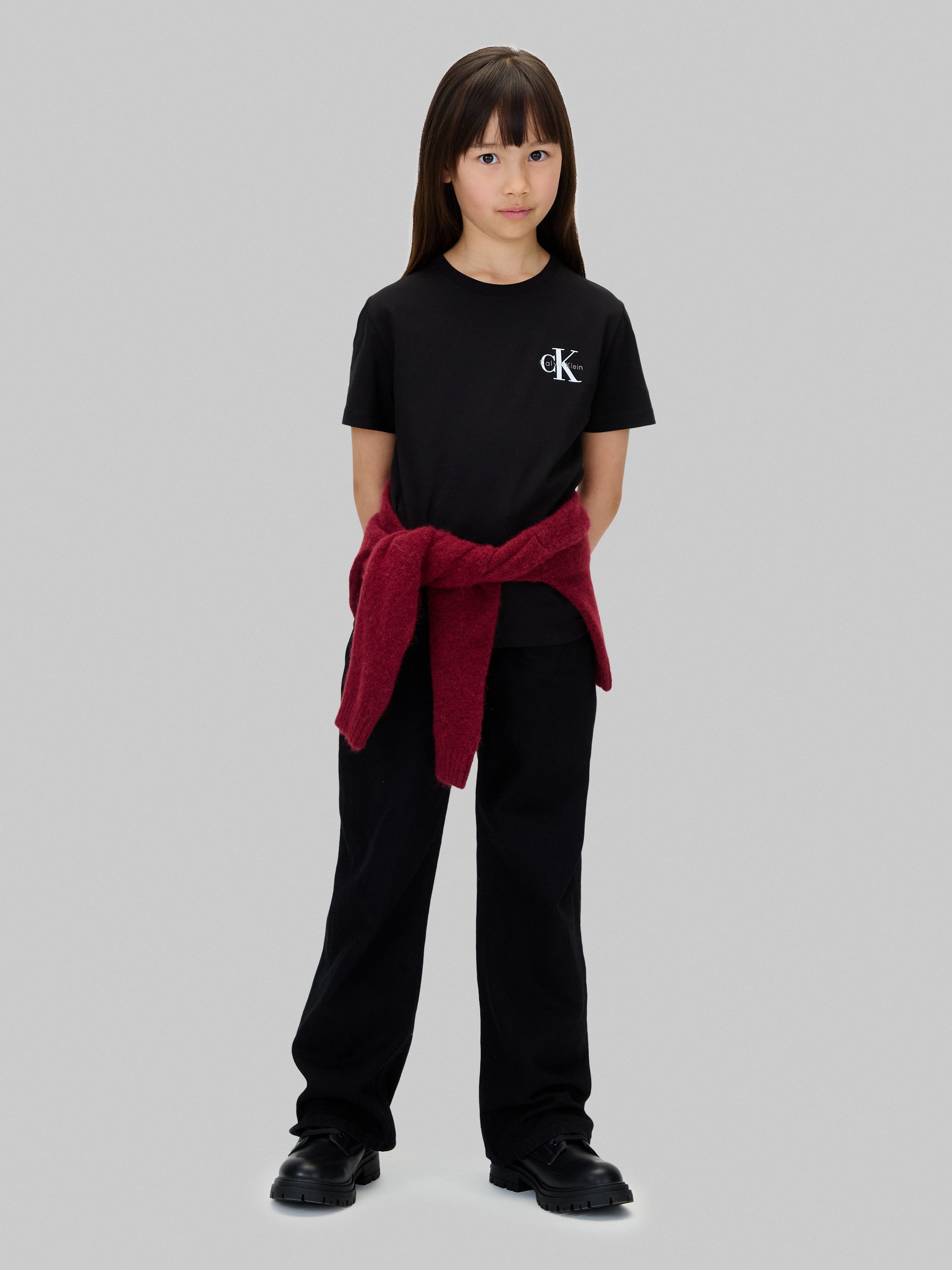 Calvin Klein Jeans T-Shirt für Kinder bis 16 Jahre, regular fit, Rundhalsausschnitt
