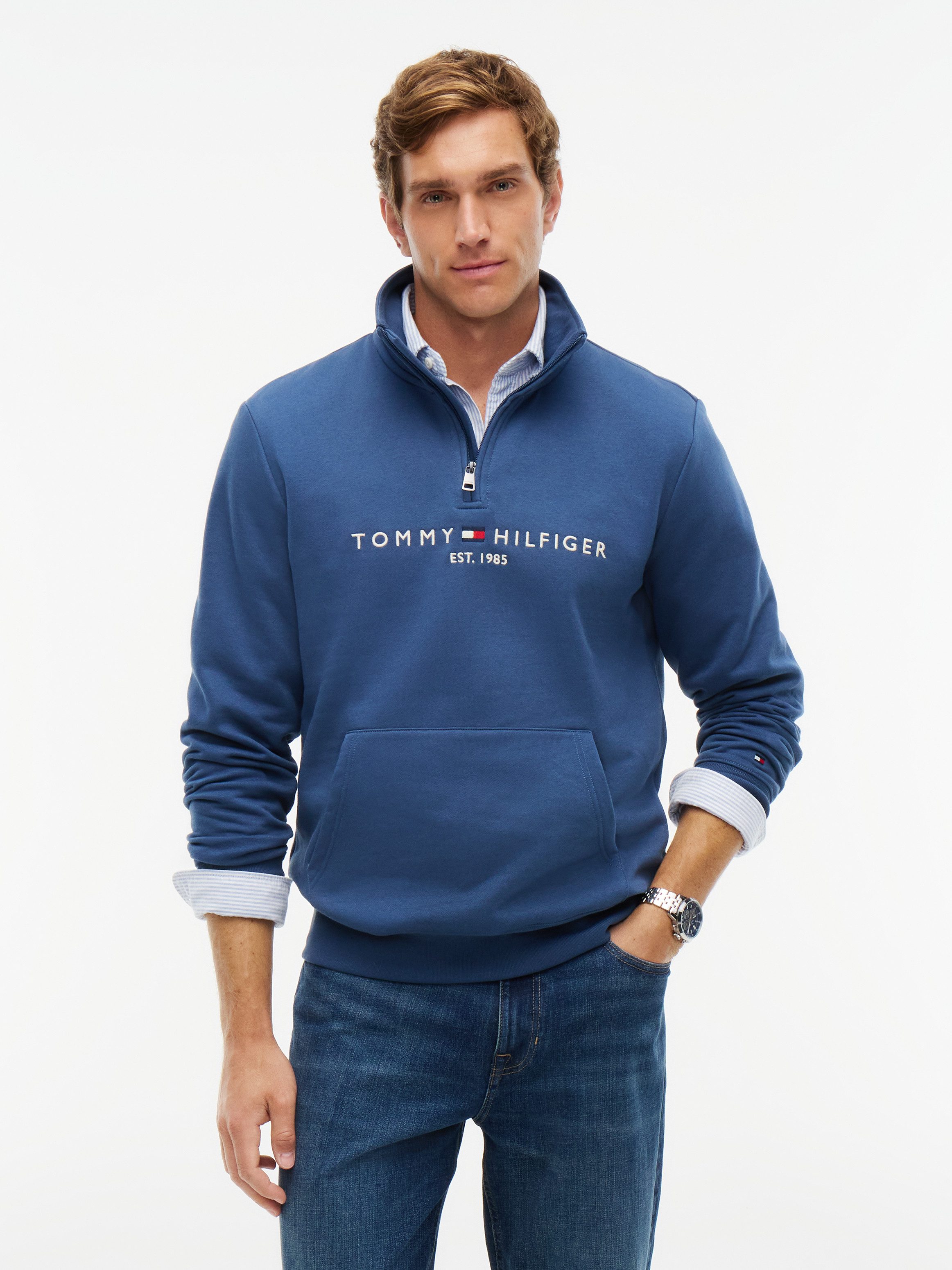 Tommy Hilfiger Sweatshirt TOMMY LOGO MOCKNECK