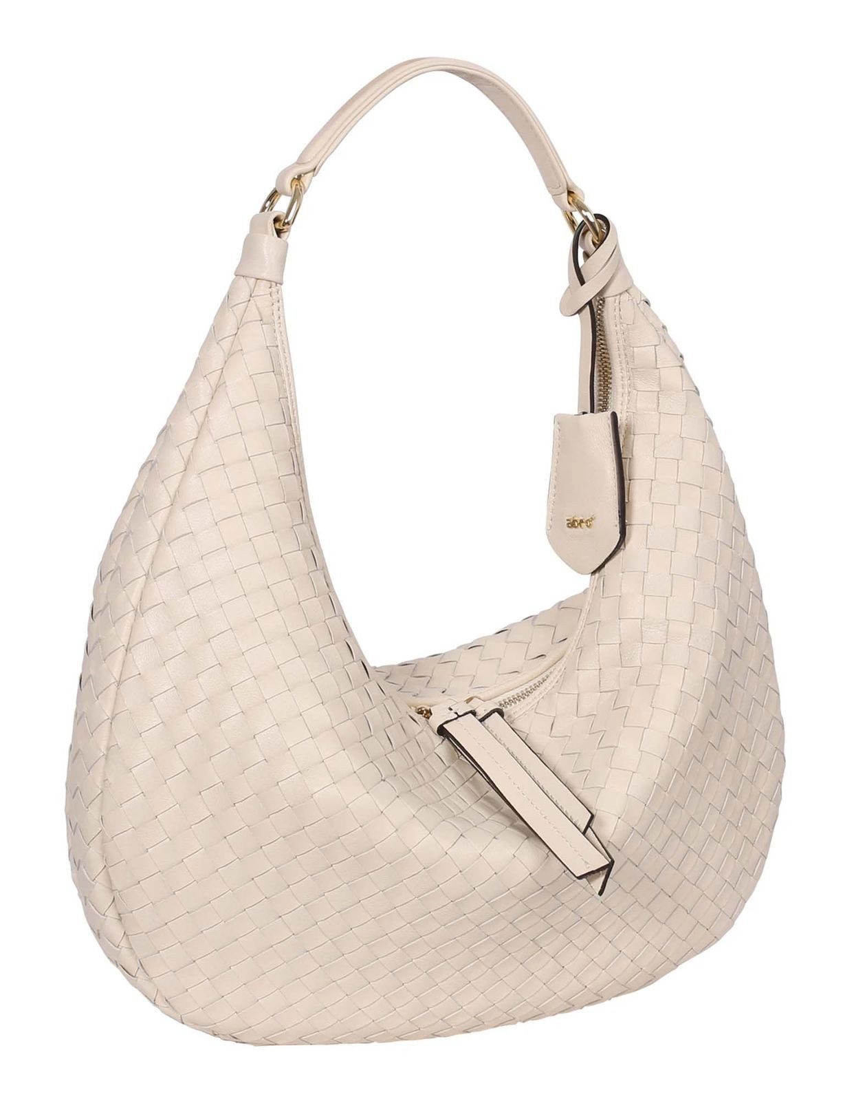 Abro Schultertasche Hobo Bag Nana, aus echtem Rindsleder