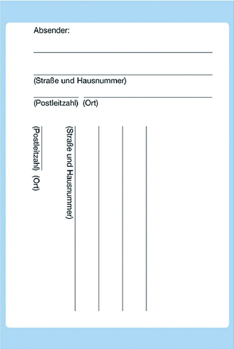 HERMA Etiketten Textetiketten 'Paketadressen' 80x110mm VE=8 Stück