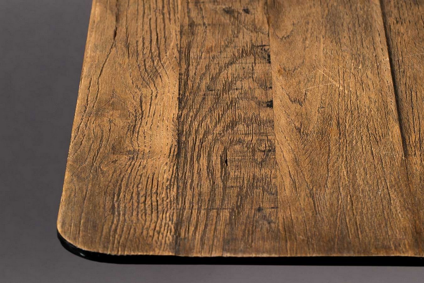 Zuiver Küchentisch Bistrotisch Breez quadratisch braun