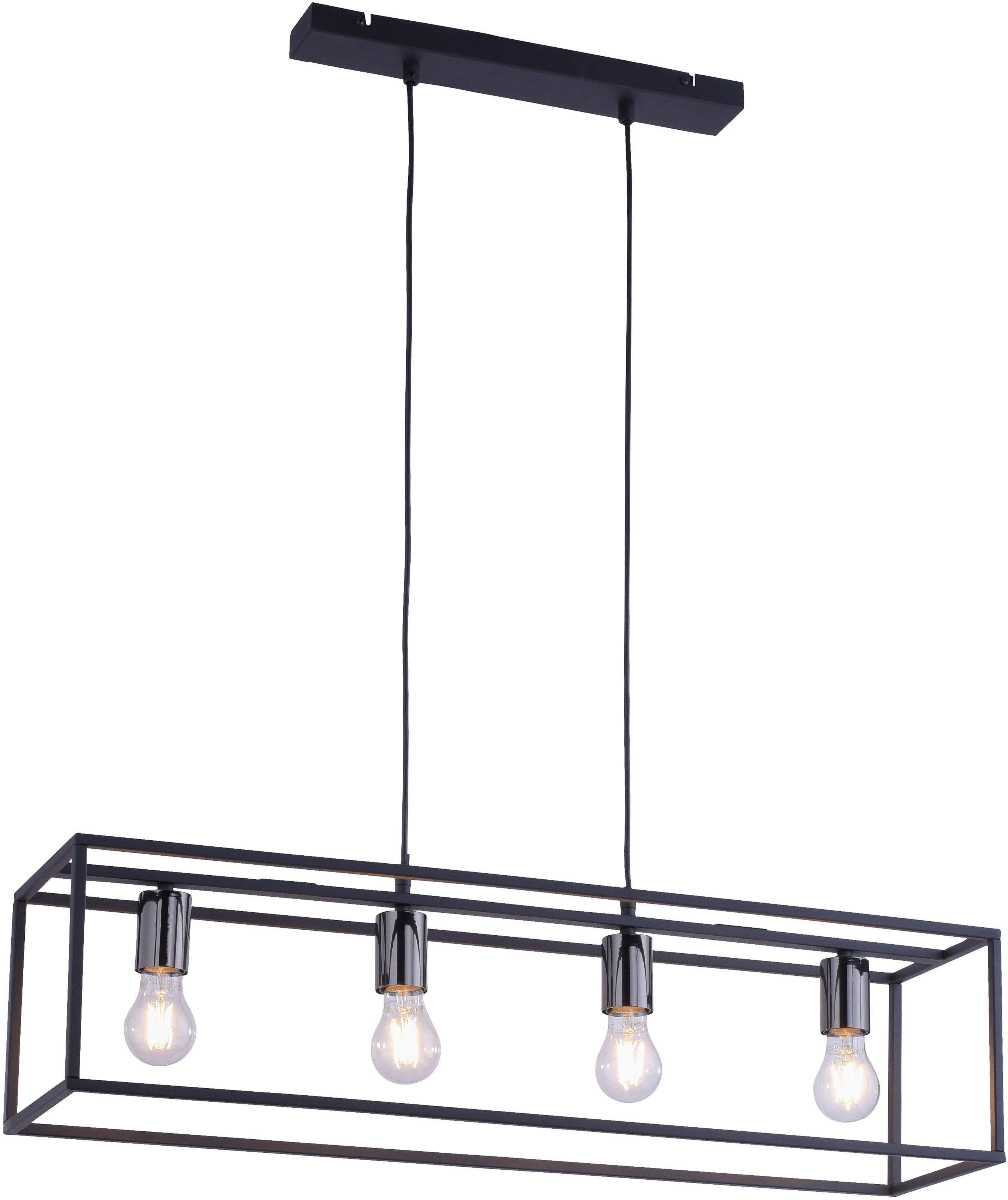 JUST LIGHT Pendelleuchte FABIO, ohne Leuchtmittel, Hängeleuchte, Hängelampe