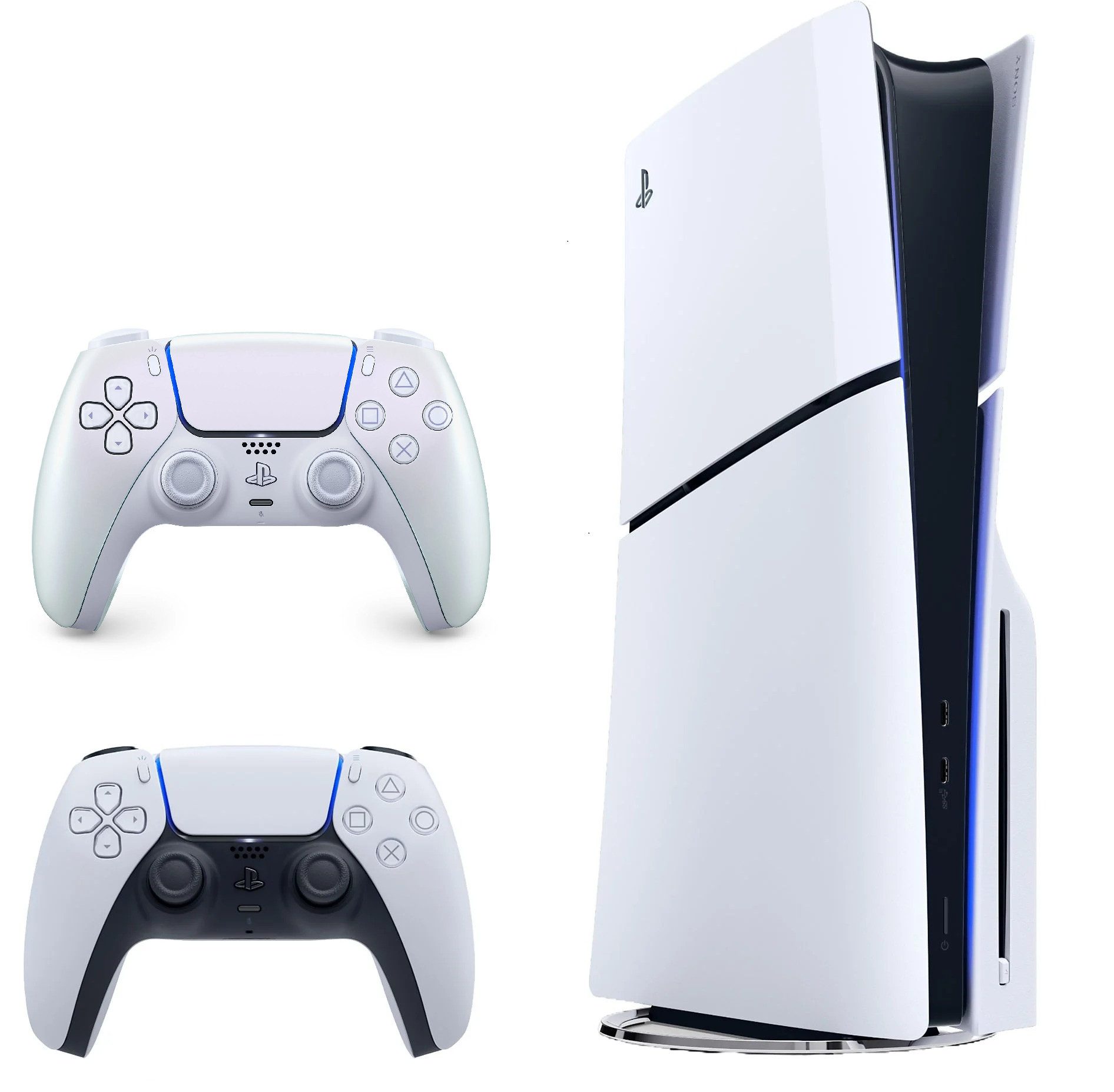 Playstation Playstation 5 Slim 1TB mit Blu-ray Laufwerk + 2 Controller Wunschfarbe