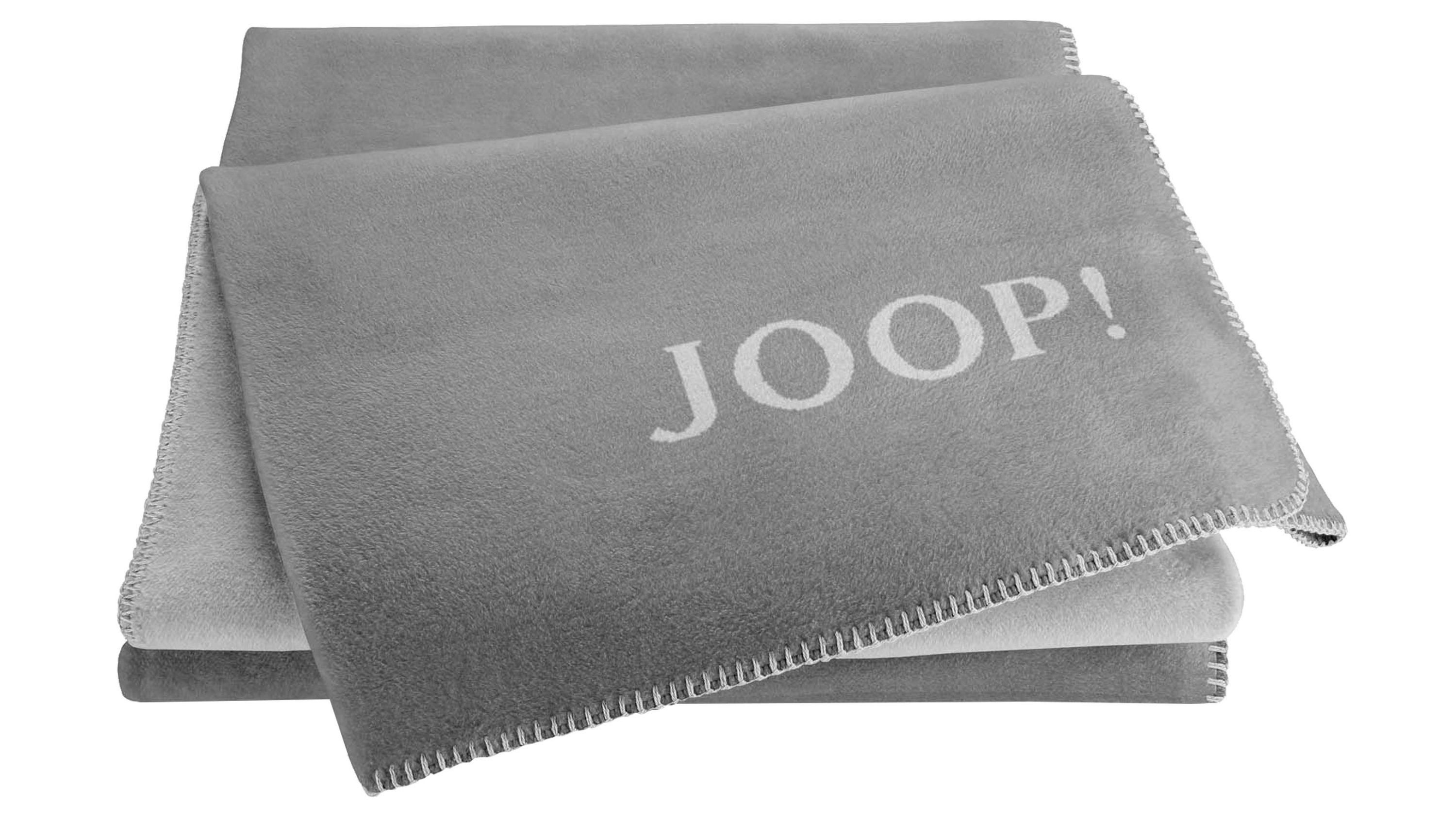 JOOP! Tagesdecke Joop Wohndecke DOUBLEFACE 150 x 200 cm Baumwolle Graphit Grau – Bild 2 von 4