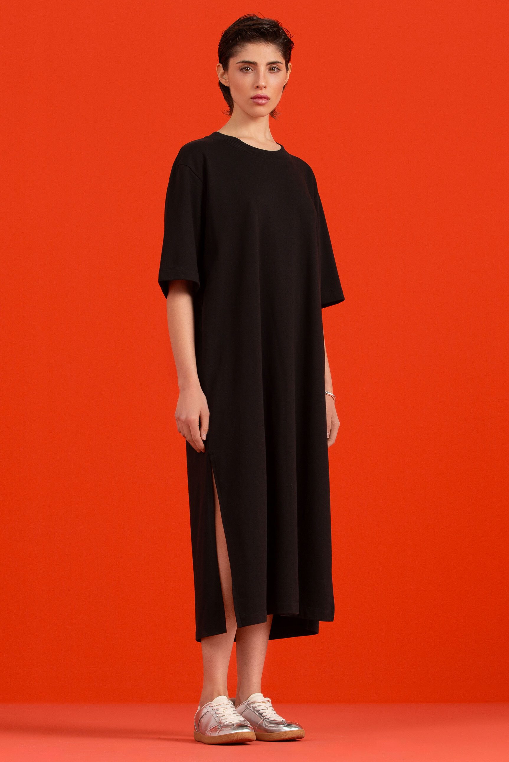 SENSES.THE LABEL Sommerkleid mit Baumwolle