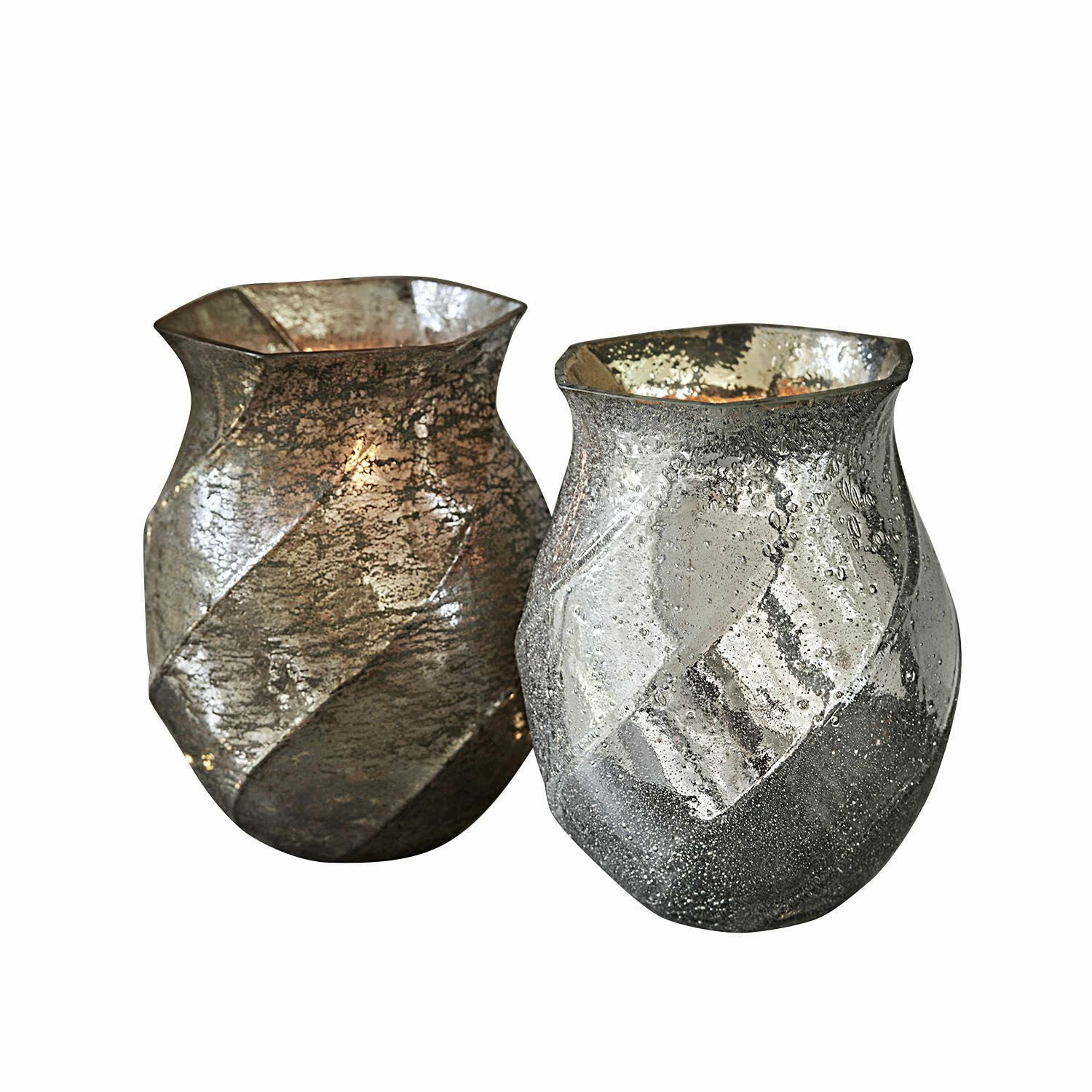 Windlicht Windlicht 2er Set Tixovel silber/braun