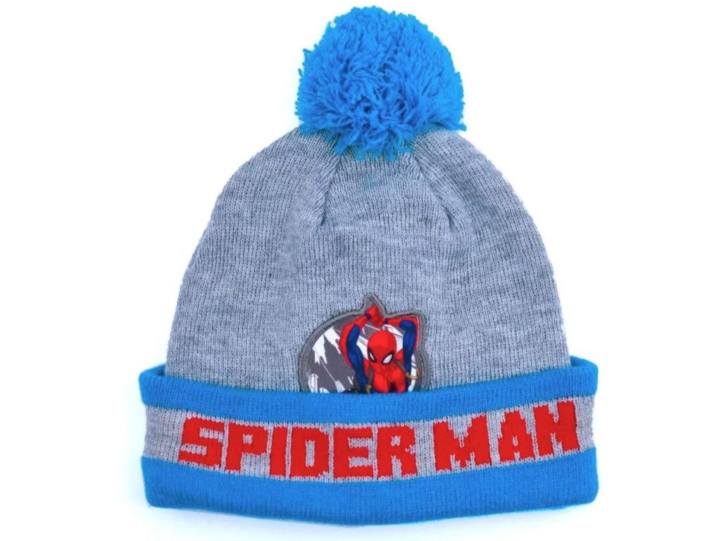 Spiderman Bommelmütze Avengers Spiderman Mütze Wintermütze