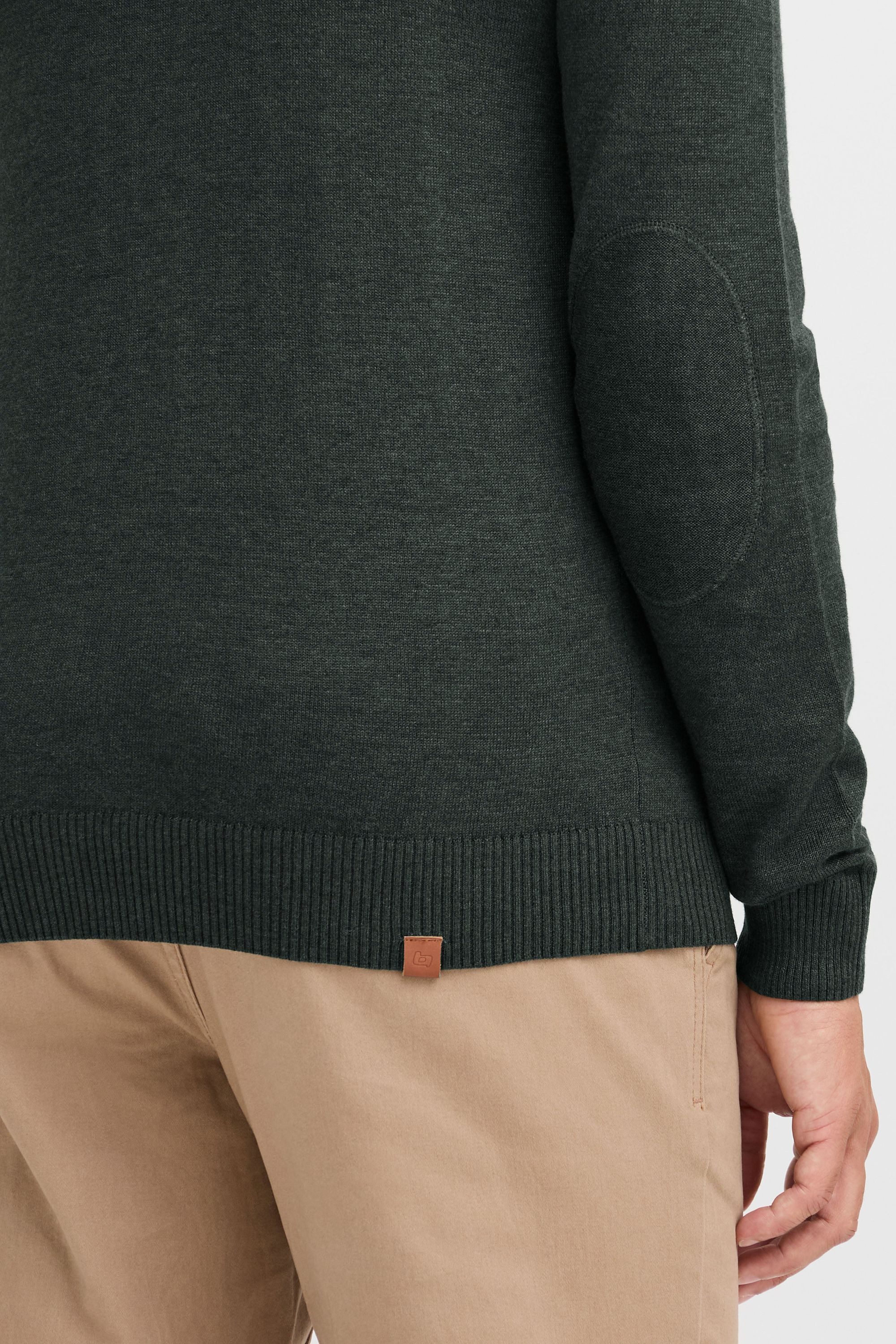 Blend Strickpullover BHLars Strickpullover mit aufgestickten Ellenbogenpatches