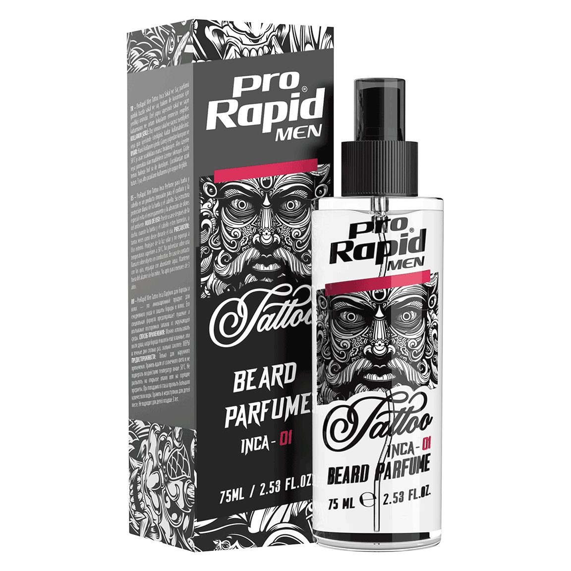 Pro Rapid Men Bartwasser Pro Rapid INCA - 01 BEARD PERFUME 75 ML