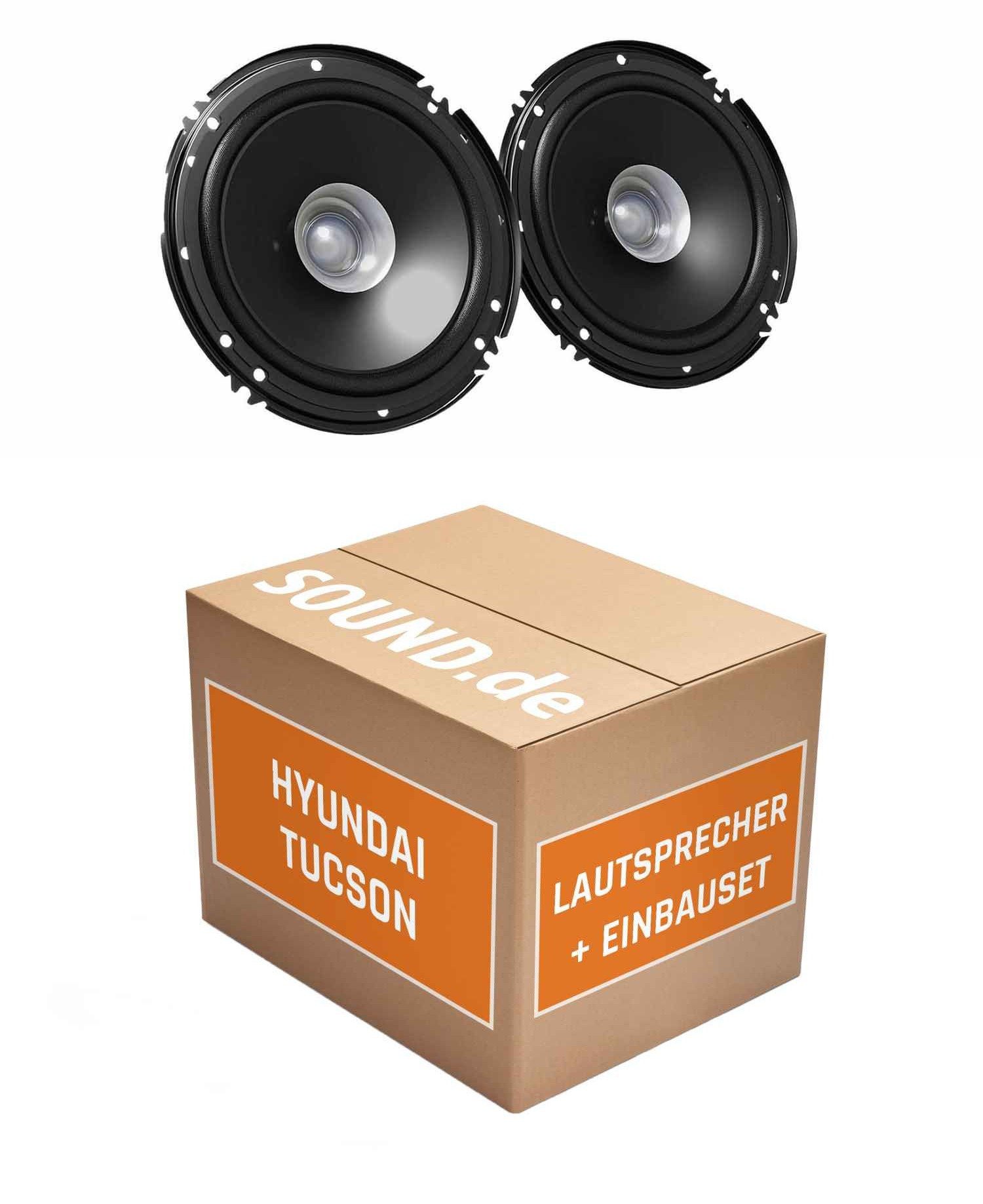 JUST SOUND best choice for caraudio Lautsprecher Boxen Einbauset JVC CS-J610X Hyundai Tucson TL Auto-Lautsprecher (30 W)