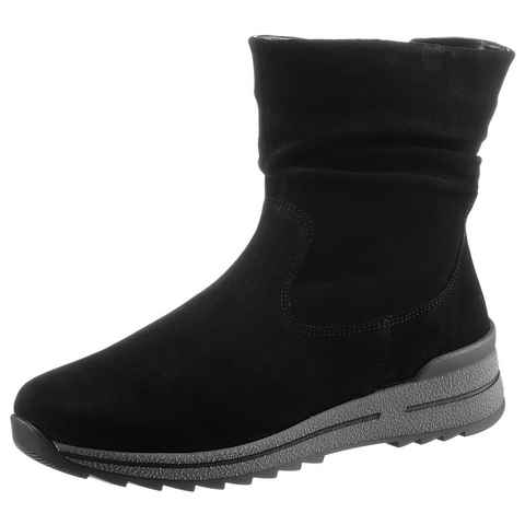 Ara OSAKA Stiefelette mit gerafftem slouchy-Schaft, Komfortweite H