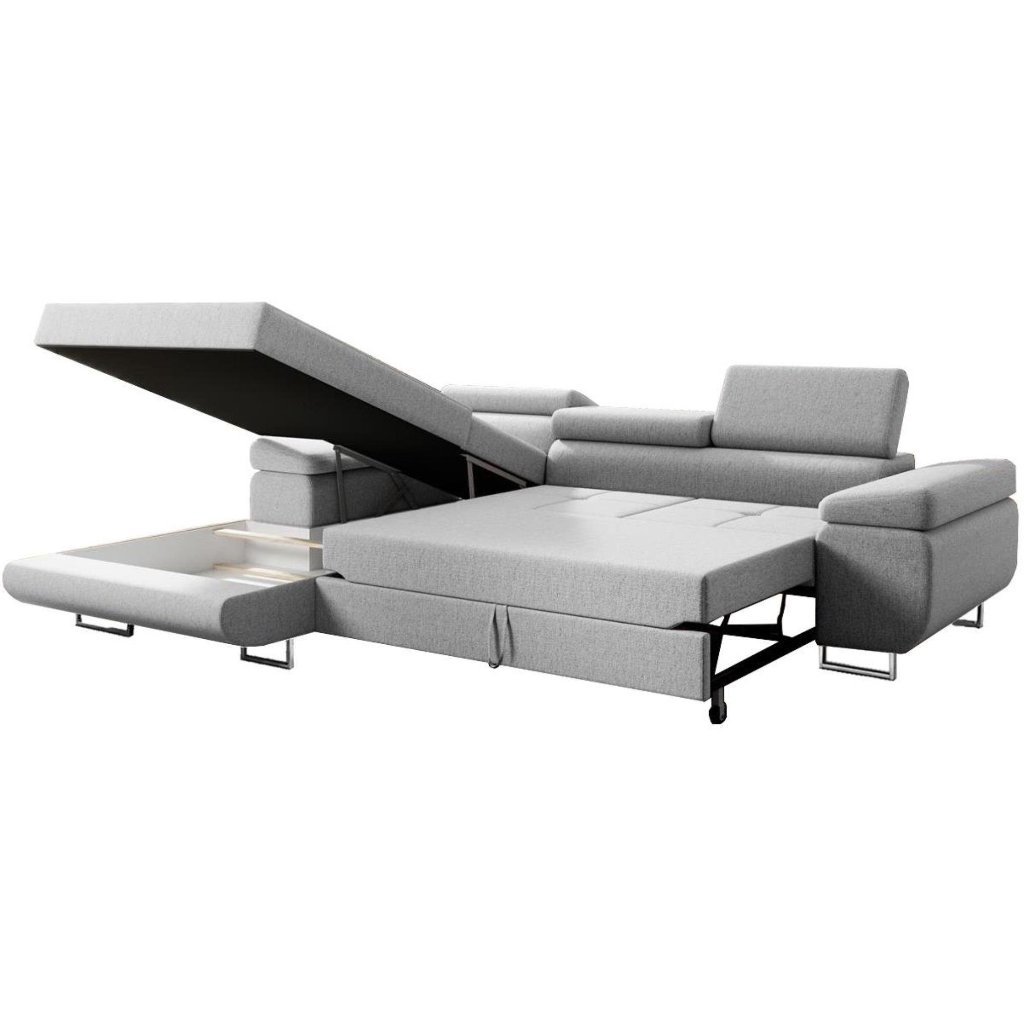 Beautysofa Ecksofa Alons mit Schlaffunktion auf günstig online kaufen