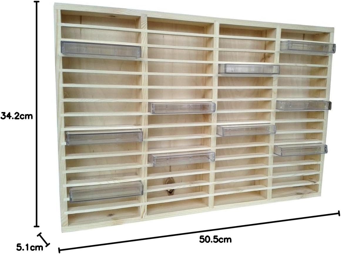 FabaCare CD-Regal MC Regal aus Holz für 60 Kassetten, Kassettenregal günstig online kaufen