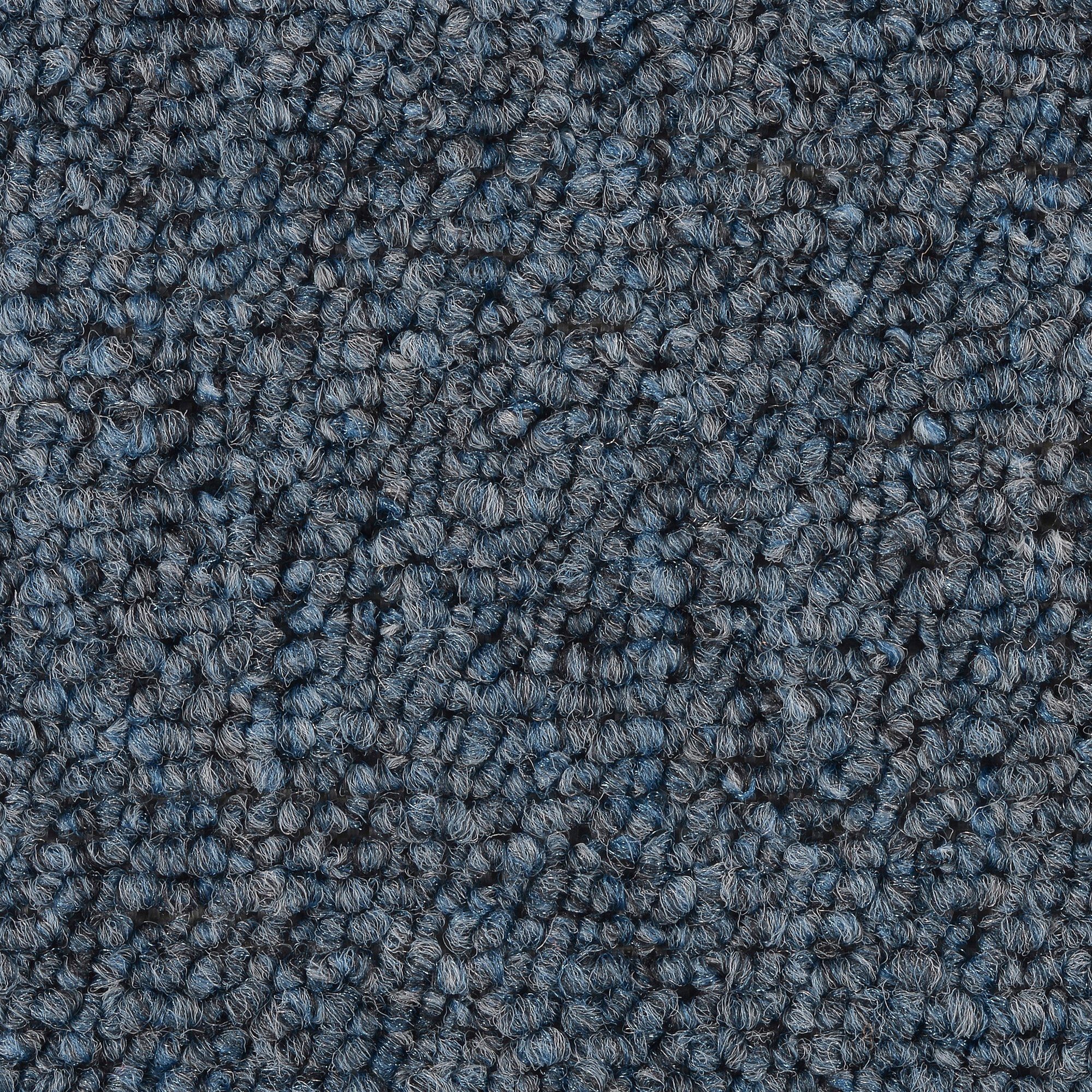 Teppichboden Schlingenteppich Bodenmeister, rechteckig, 400/500 Breite Riga, mm, Höhe: Kinderzimmer, grau blau 6 Wohnzimmer, Schlafzimmer, cm