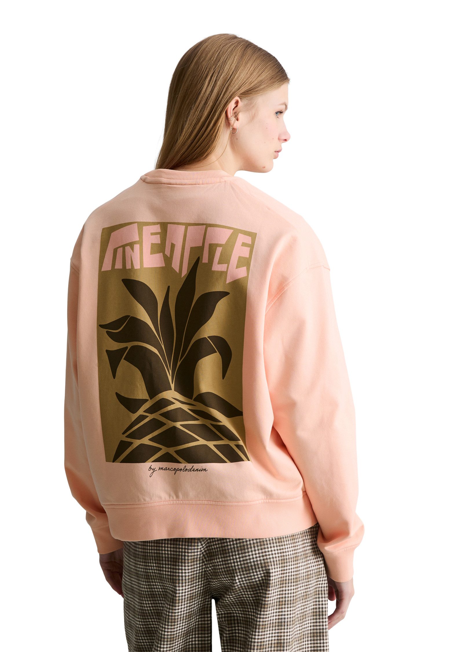 Marc O'Polo DENIM Sweatshirt oversized mit markantem Rückenprint