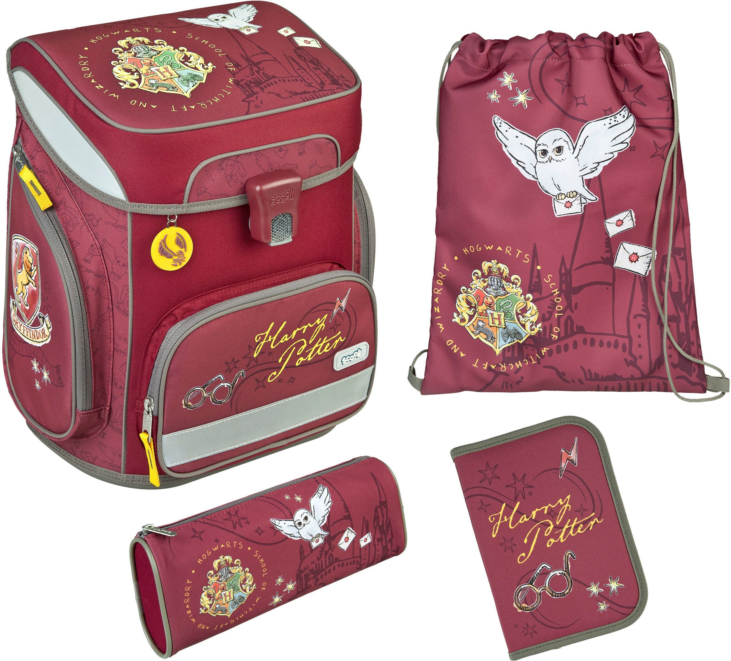 Scooli Schulranzen EasyFit, Harry Potter (Set, 5-tlg)