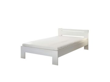 möbelando Bett Cannes, in Weiß. Abmessungen (BxHxT) 125x71x204 cm