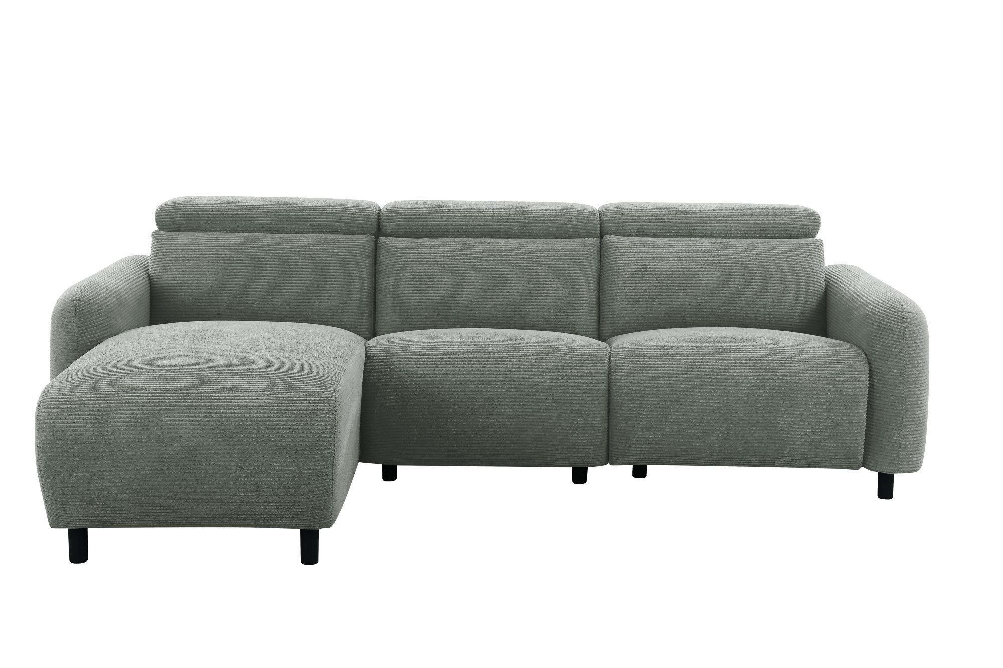 Home affaire Ecksofa SKAANE in Cord, L-Form, 274 cm, manuelle u. elektrisch günstig online kaufen