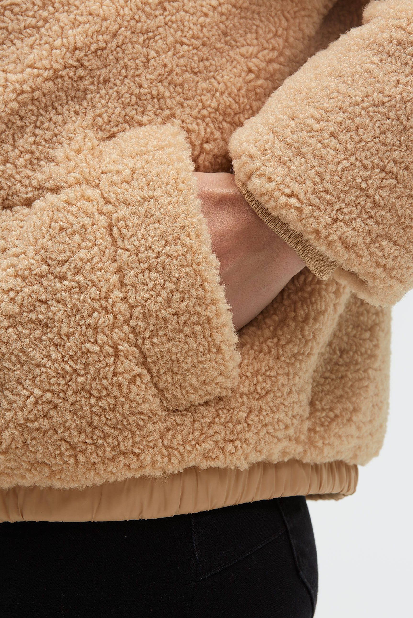 SOCCX Winterjacke mit elastischem Saumabschluss