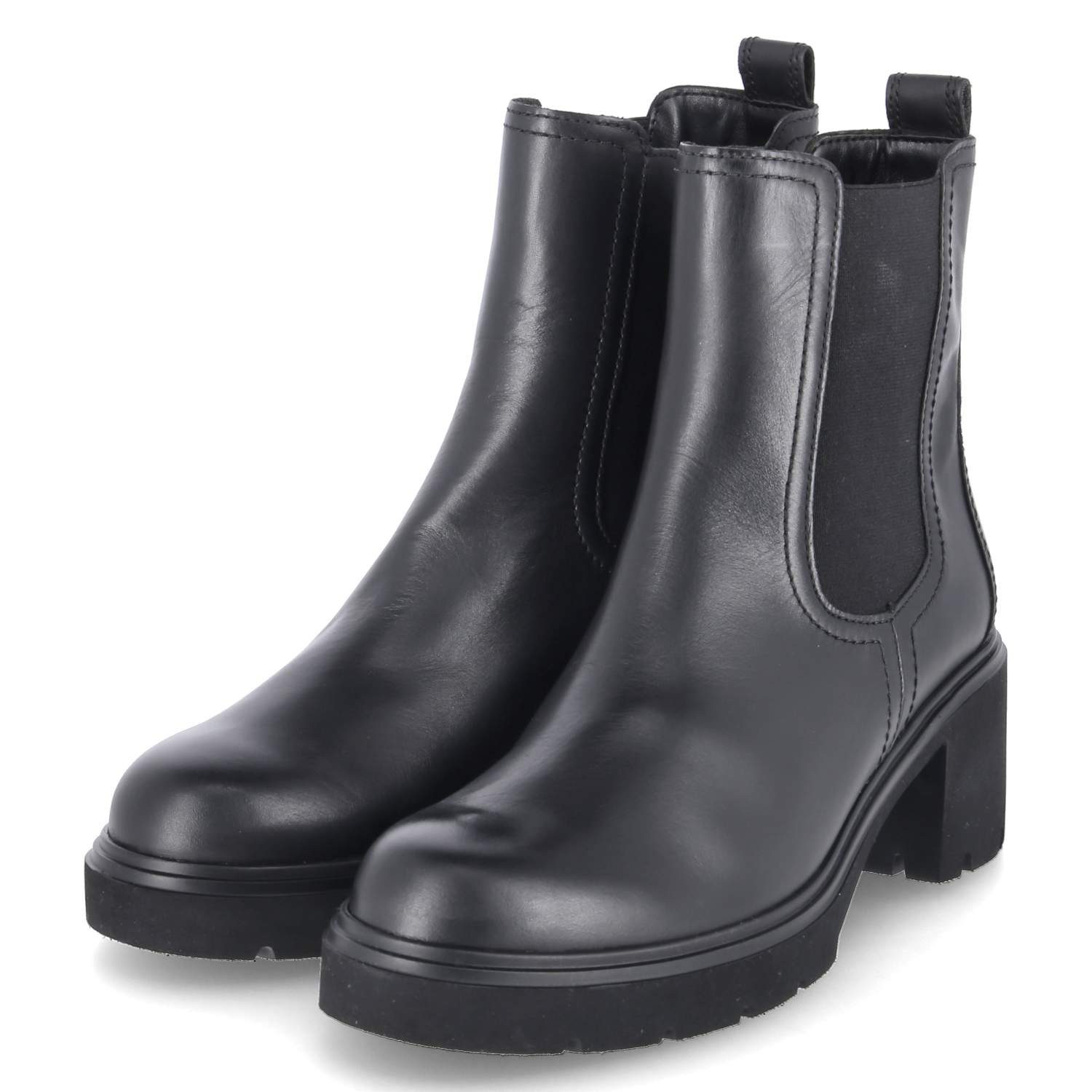 Gabor Gabor 71.870.27 Damen Glattleder schwarz Schlupfstiefel