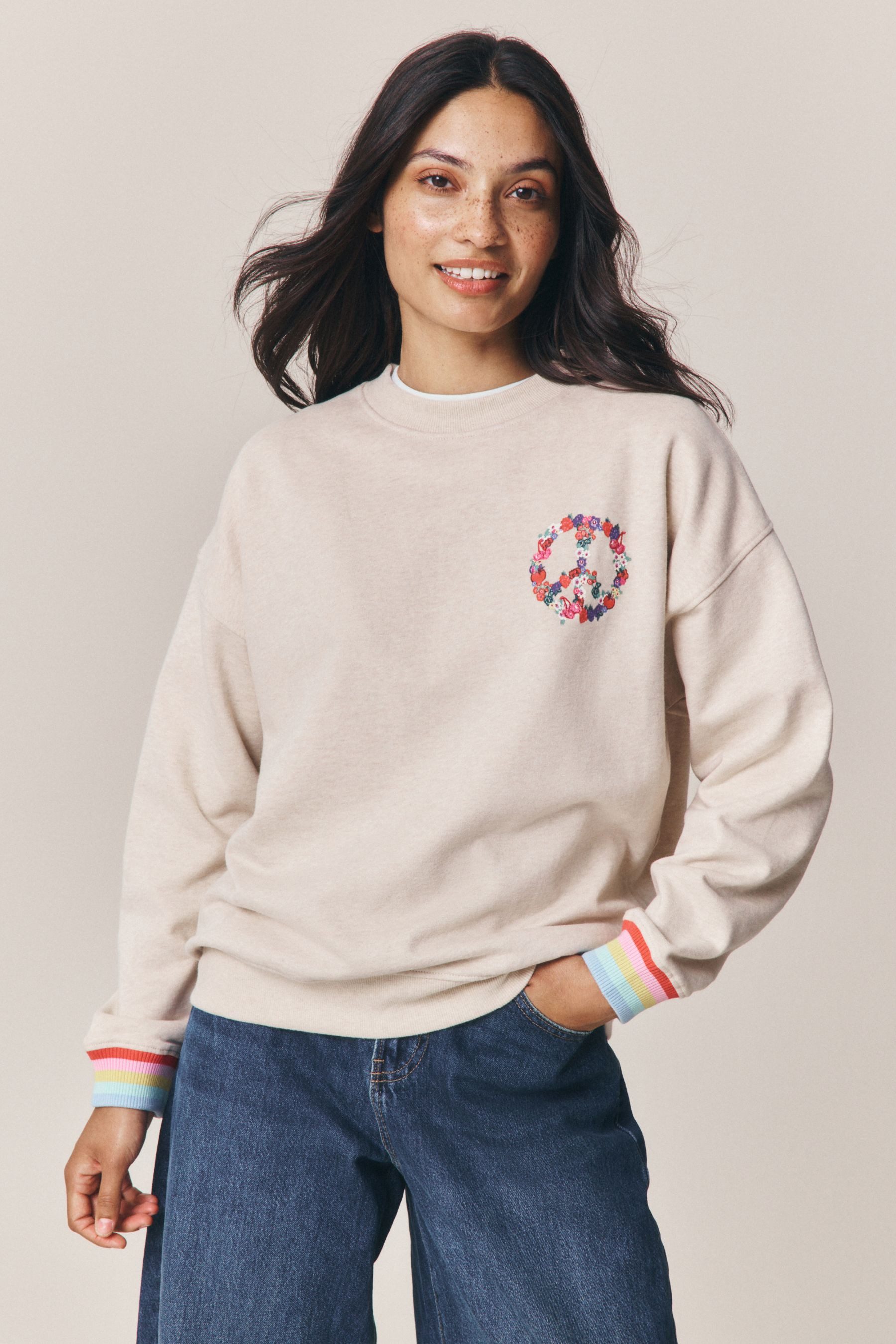 Little Bird by Jools Oliver Sweater Little Bird by Jools Oliver Sweatshirt, Erwachsene (1-tlg)