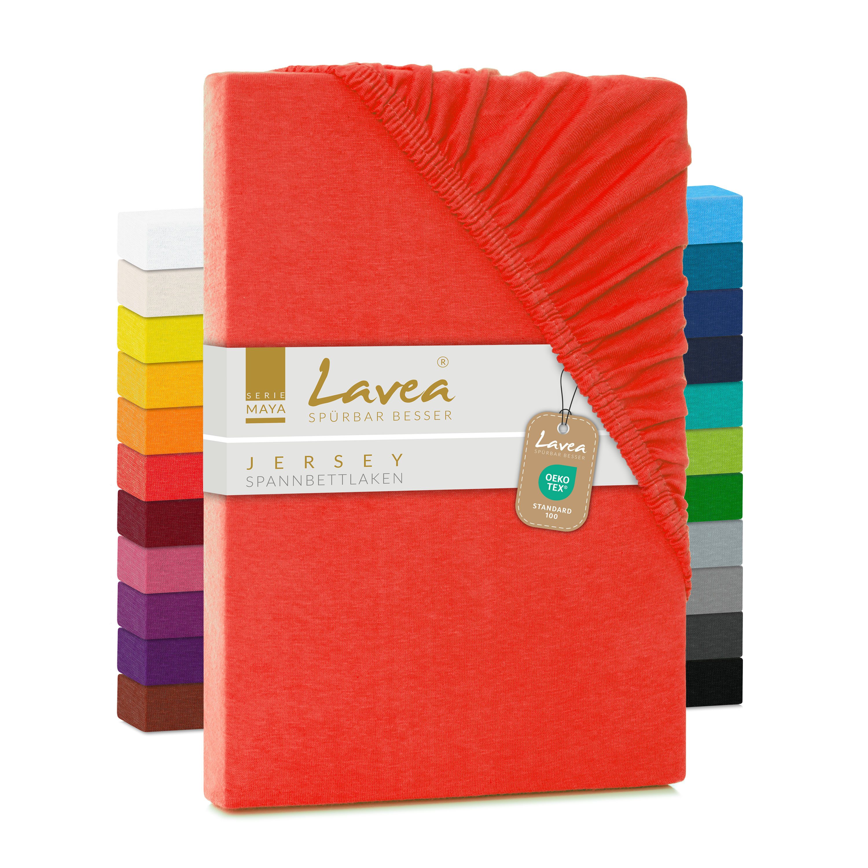 Lavea Spannbettlaken Maya, Betttuch aus 100% günstig online kaufen