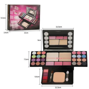 Scheiffy Make-up Palette 33 Farben Make-up Set,nude Make-up,wasserfester Lippenstift, Rouge