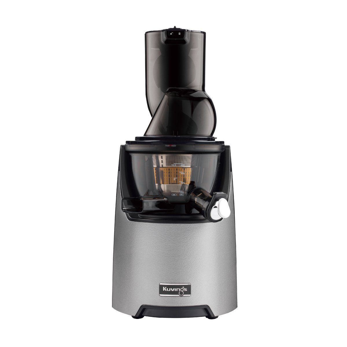 Kuvings Slow EVO820 240 Mastizierender Smoothie-, 3-in-1 Kaltpress-Entsafter W, Smoothie Set) Juicer Whole Juicer Matt mit Signature, (incl. Sorbet Silber Sorbetfilter Filter Slow